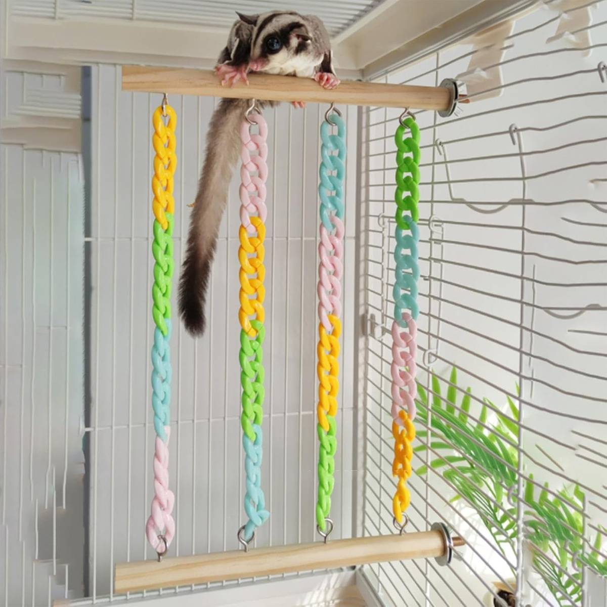 Pet Climbing Toy Hanging Chain Ladder