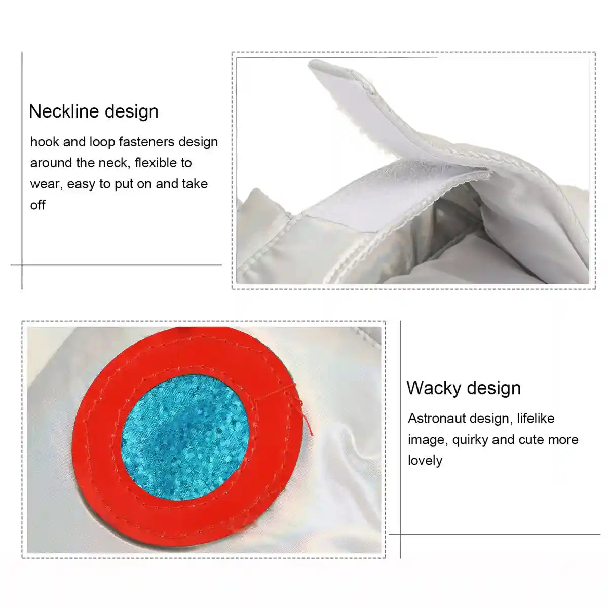 Pet Astronaut Costume Funny Space Suit for Cats & Small Dogs