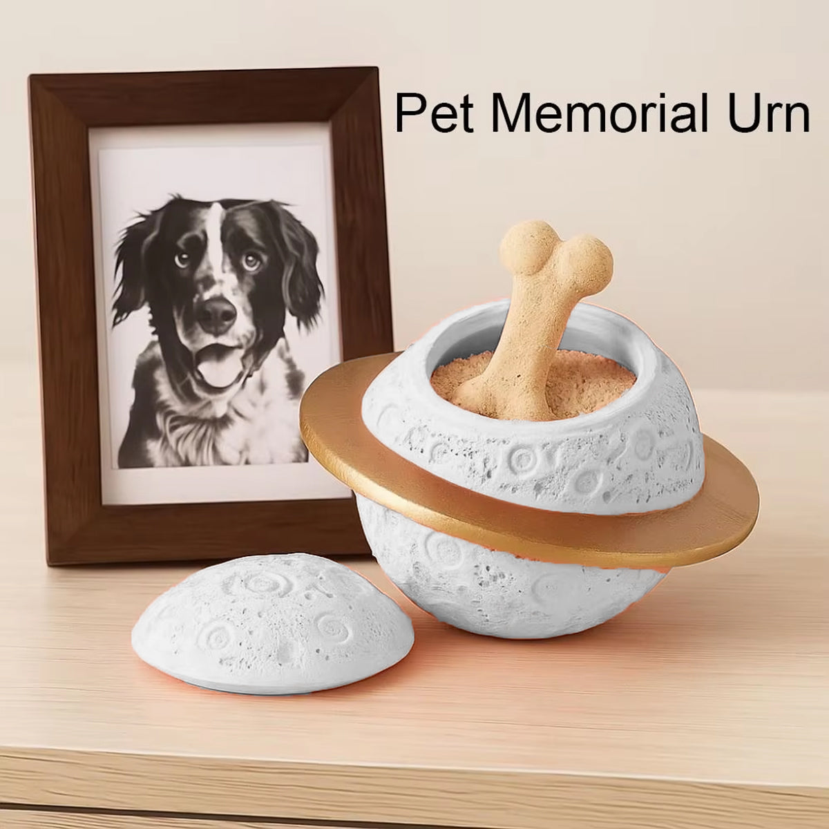 Planet Style Pet Cremation Urn for Dogs and Cats