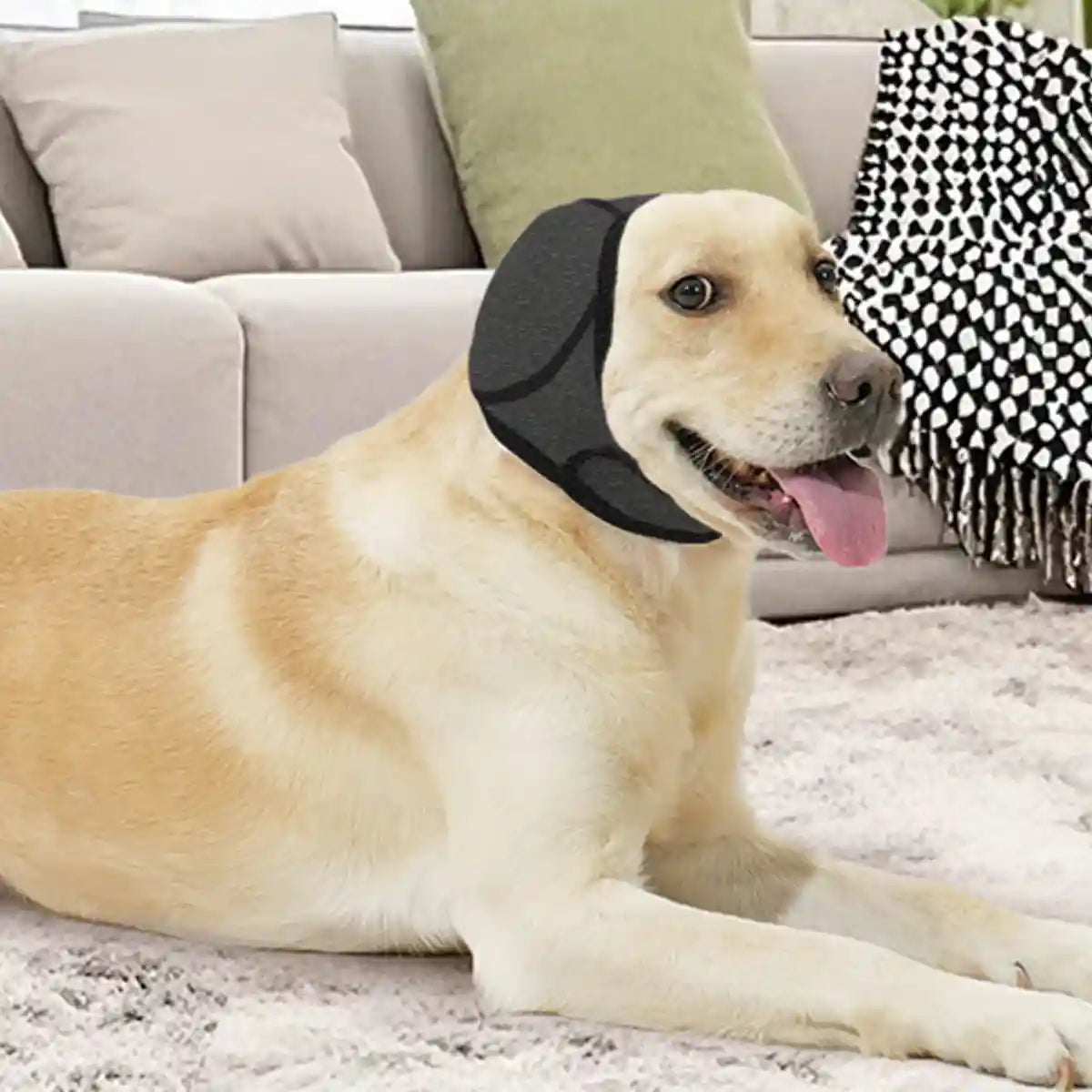Dog Earmuffs Headgear Waterproof Noise-Reducing Comfort Hood