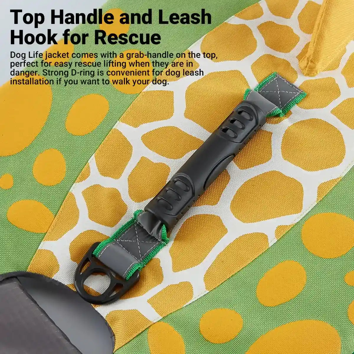 Shark Style Dog Life Jacket Float Vest for Swimming & Safety