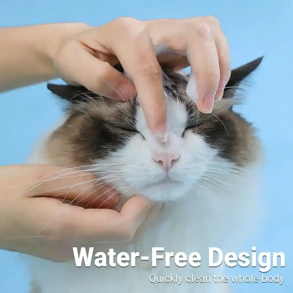 Pet Dry Cleaning Foam Mousse 150ml Water-Free Body Wash for Cats and Dogs