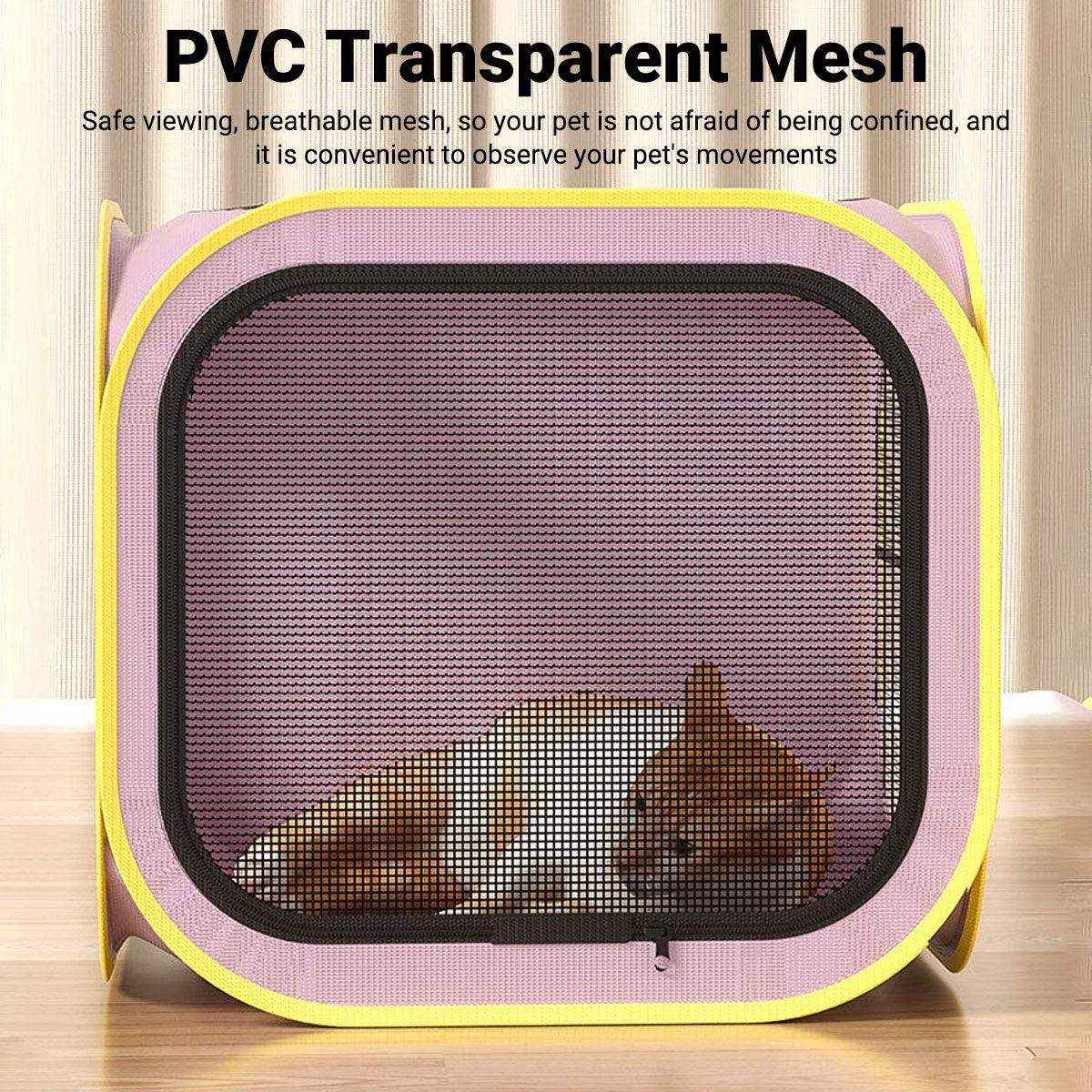 Portable Grooming Solution with Foldable Dog Dryer Box for Cats and Small Dogs