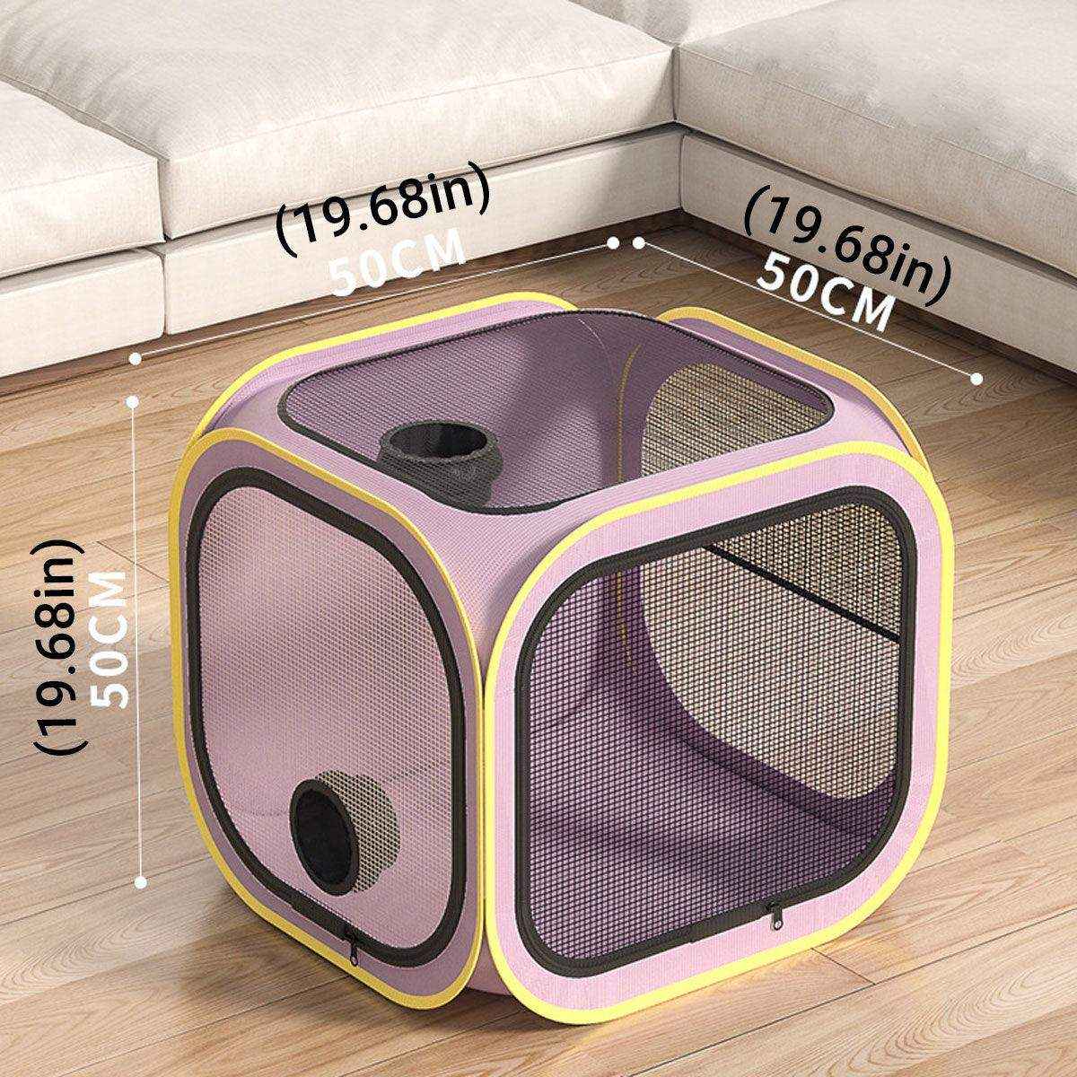 Portable Grooming Solution with Foldable Dog Dryer Box for Cats and Small Dogs