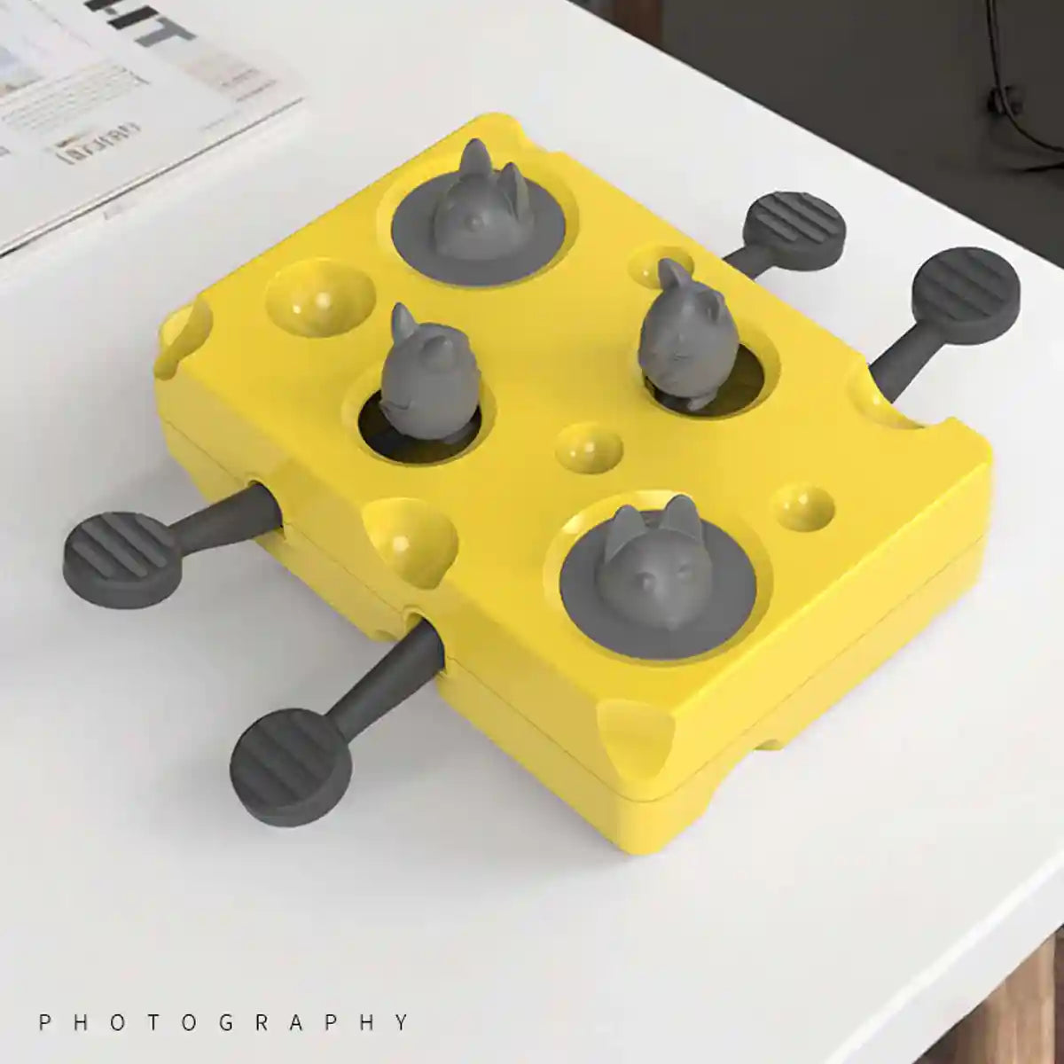 Interactive Cat Puzzle Toy with Treat Dispenser