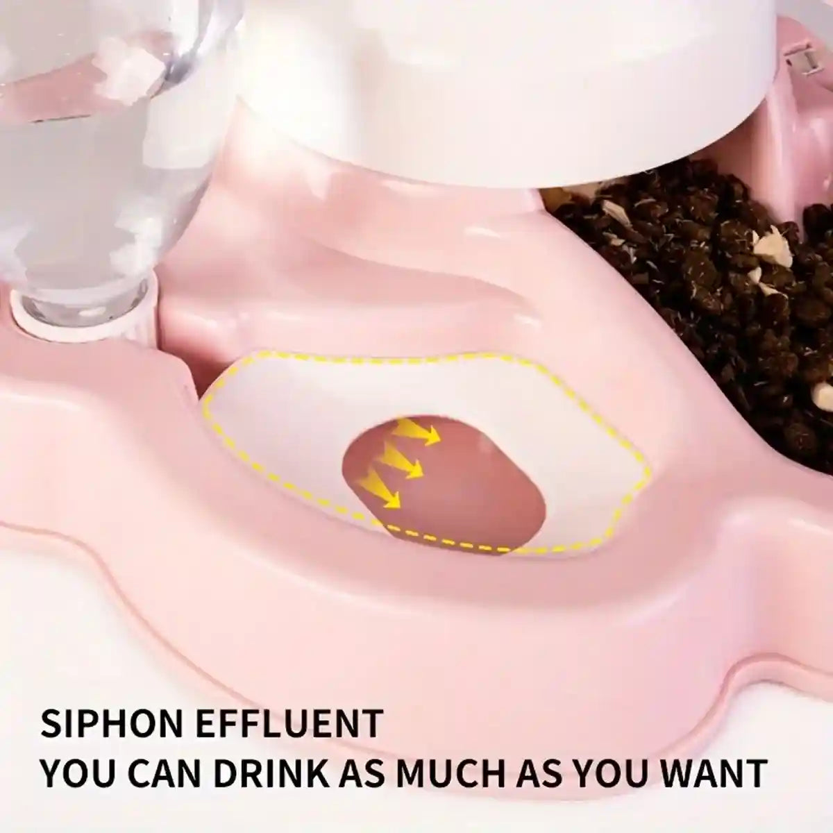 Automatic Pet Food Dispenser with Water Bottle 2.2L Feeder for Cats & Dogs