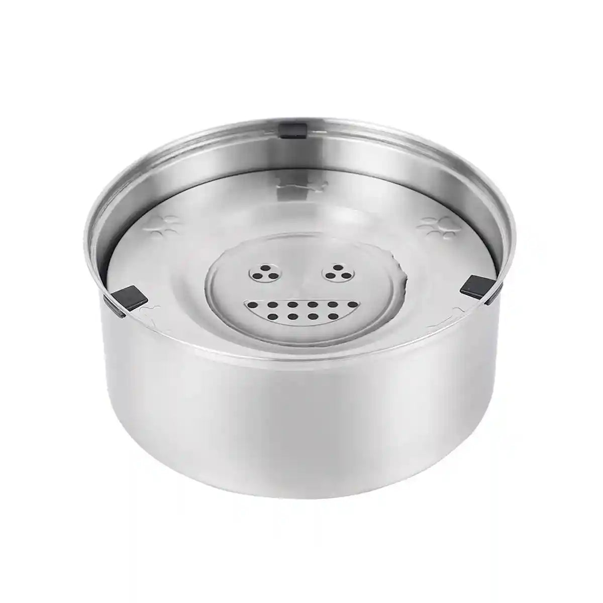 Stainless Steel Pet Floating Water Bowl Spillproof 1L/3L