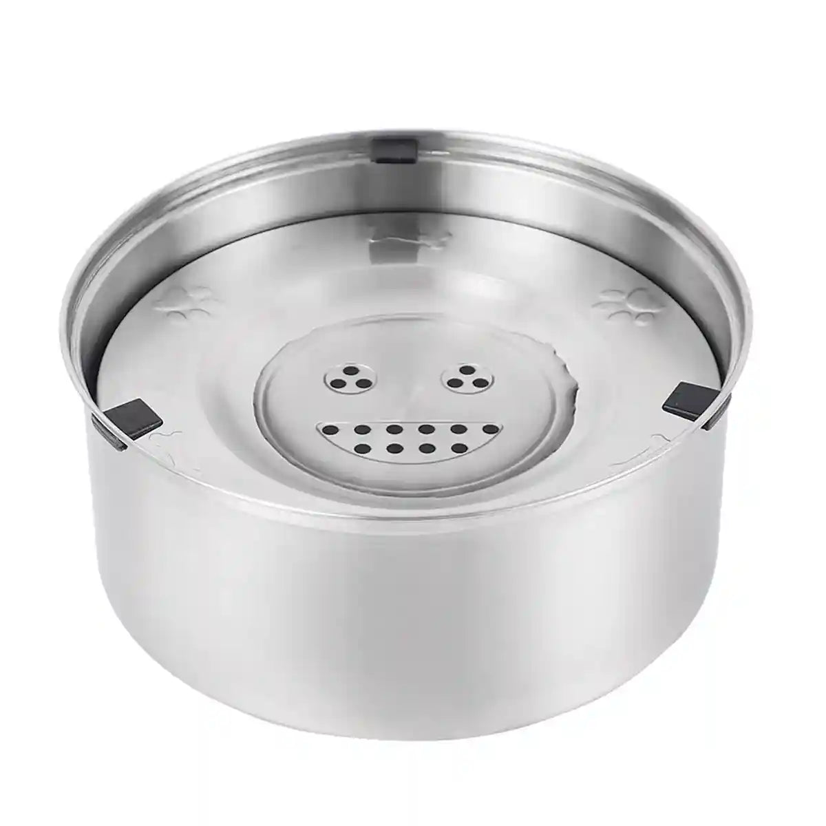 Stainless Steel Pet Floating Water Bowl Spillproof 1L/3L