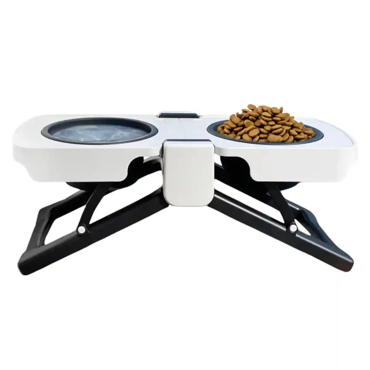 Foldable Elevated Double Pet Bowl