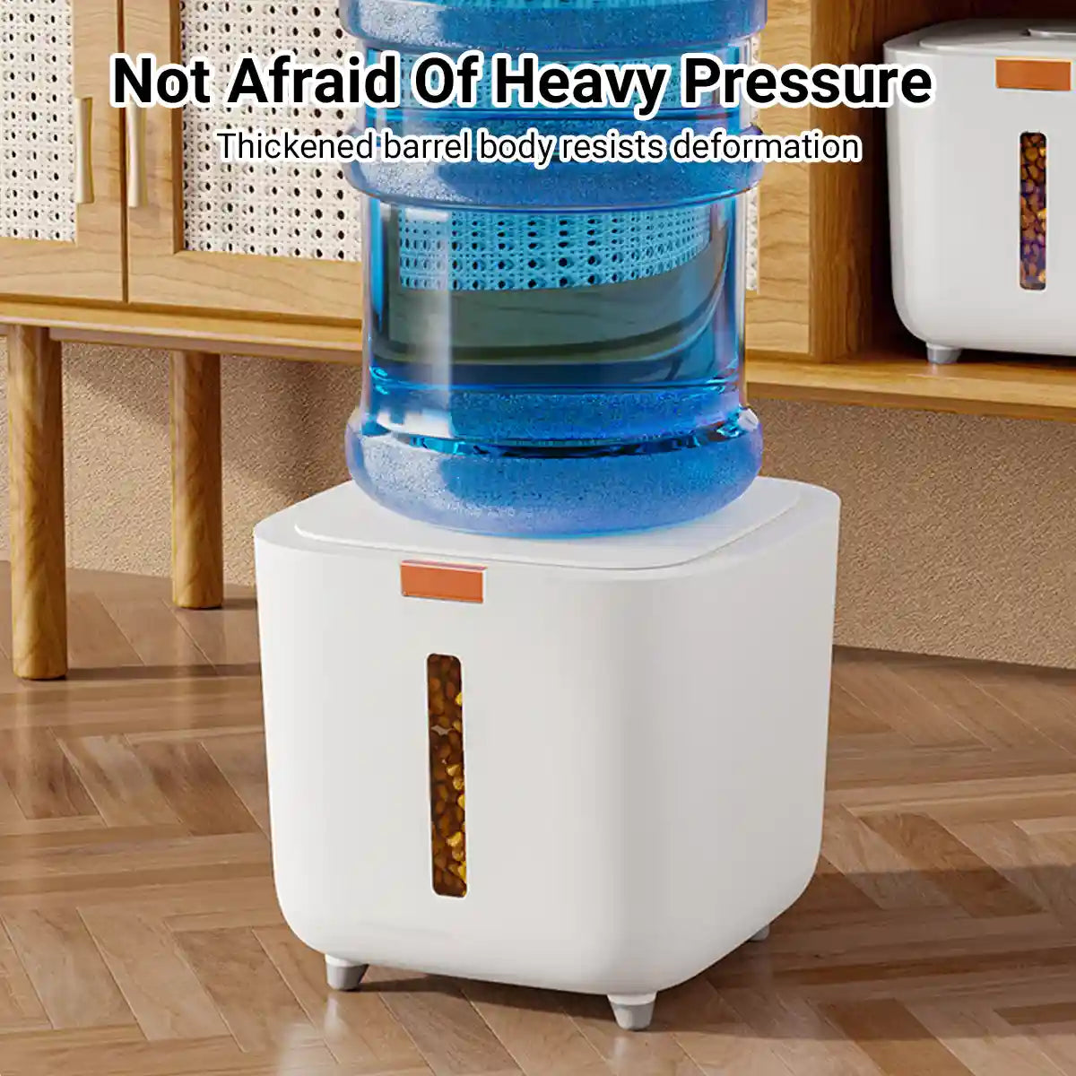 Airtight Pet Food Storage Bucket with Visual Window