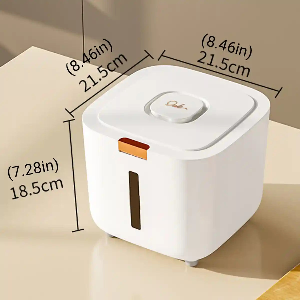 Airtight Pet Food Storage Bucket with Visual Window