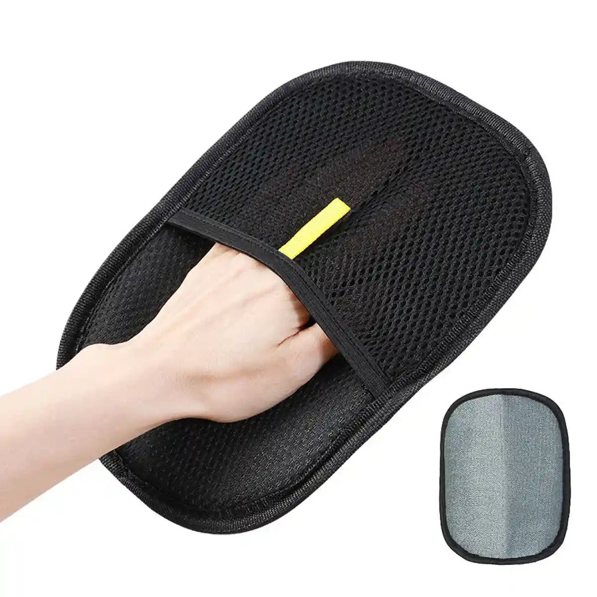 Reusable Pet Hair Removal Glove with Electrostatic Bristles – 2 Pack