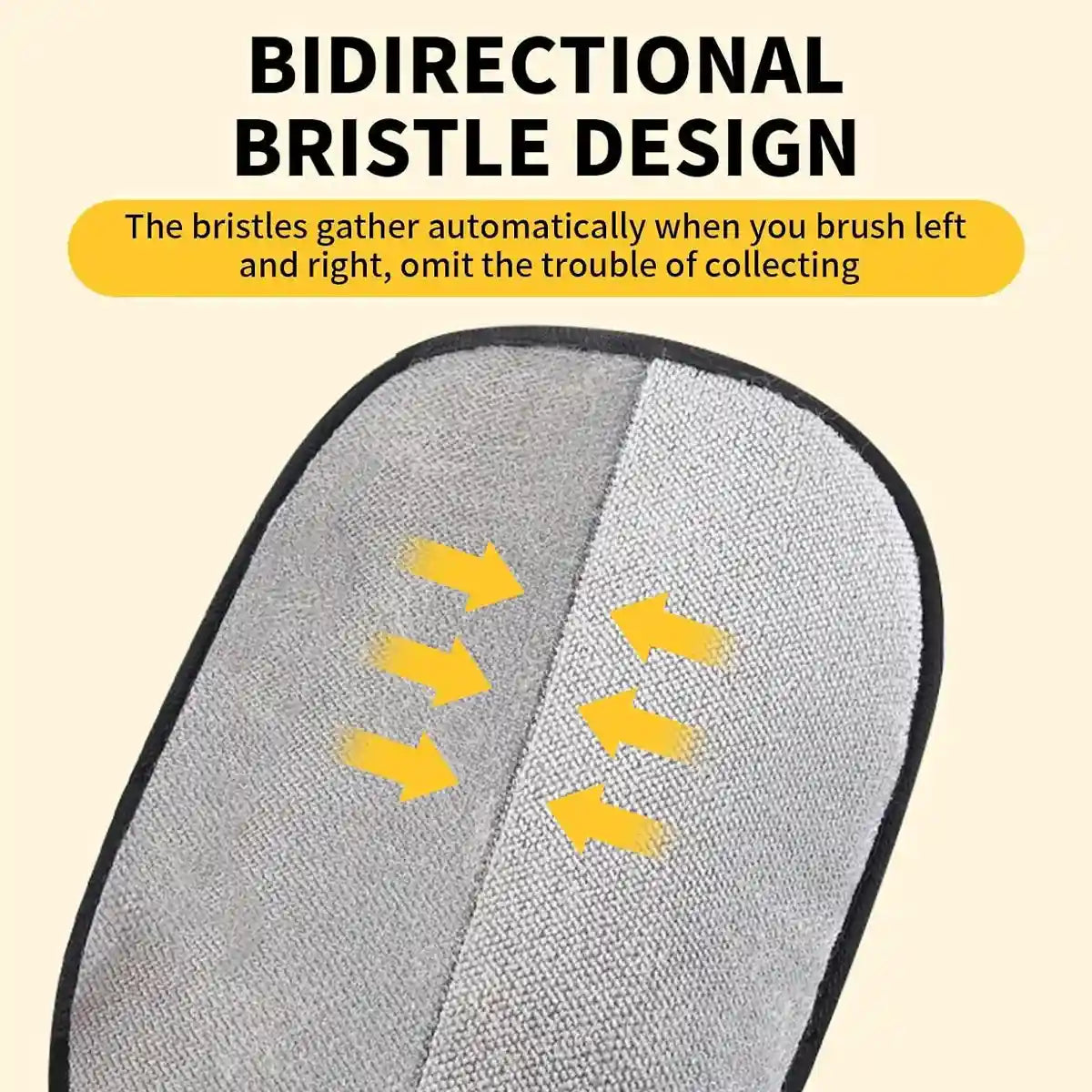 Reusable Pet Hair Removal Glove with Electrostatic Bristles – 2 Pack