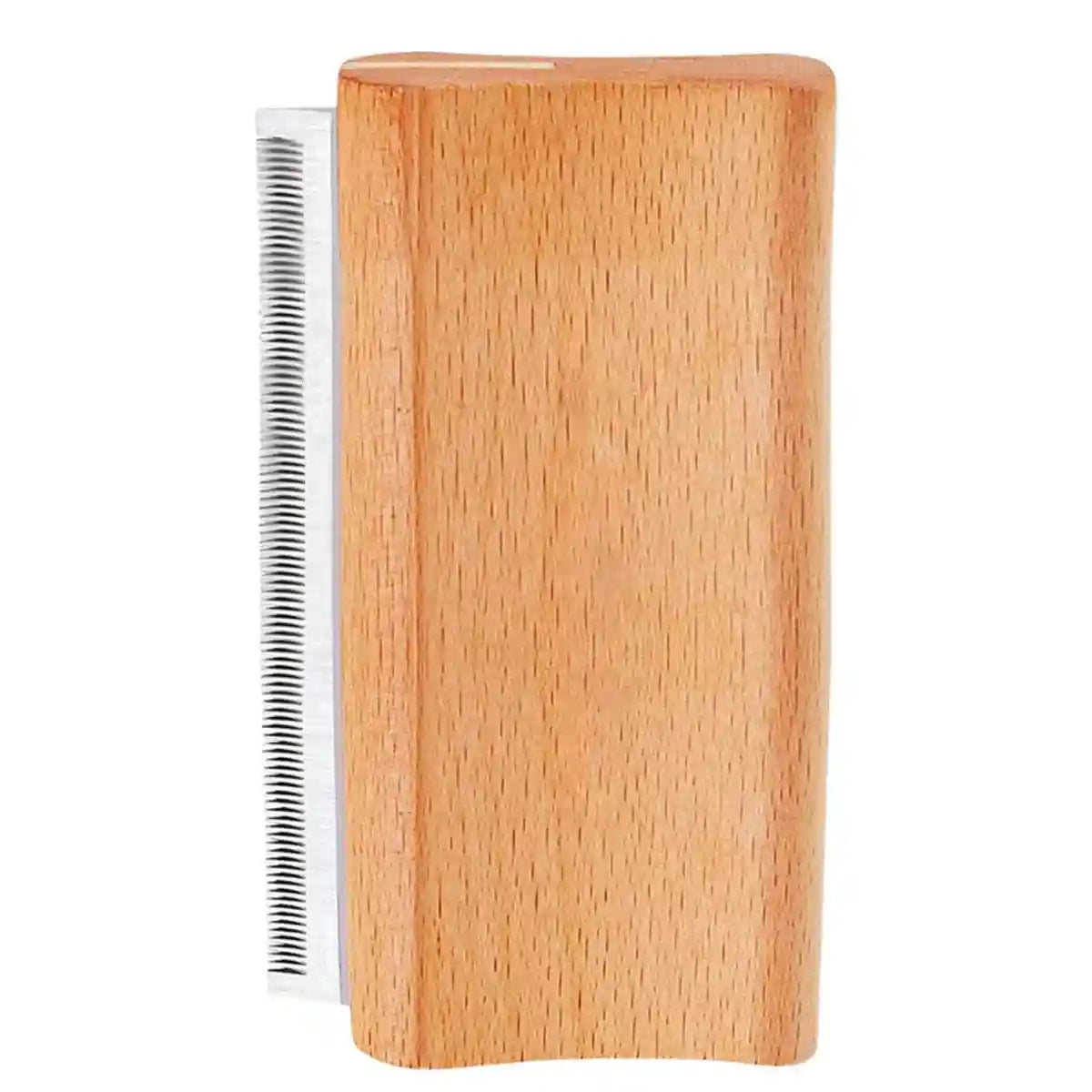 Pet Hair Removal Comb With Wooden Handle