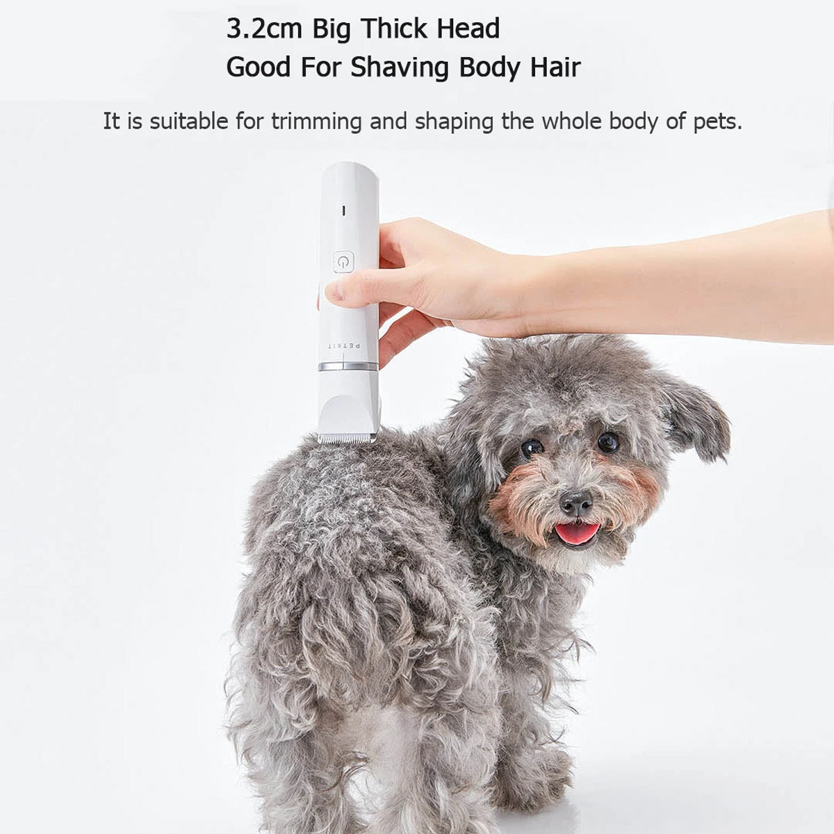 Pet Grooming Clippers Low Noise Waterproof Hair Trimmer for Cats & Dogs