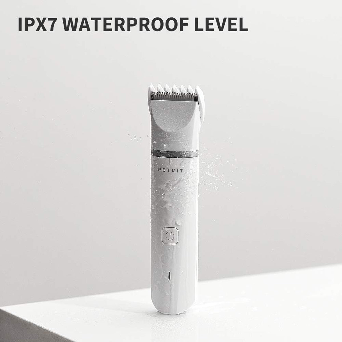 Pet Grooming Clippers Low Noise Waterproof Hair Trimmer for Cats & Dogs