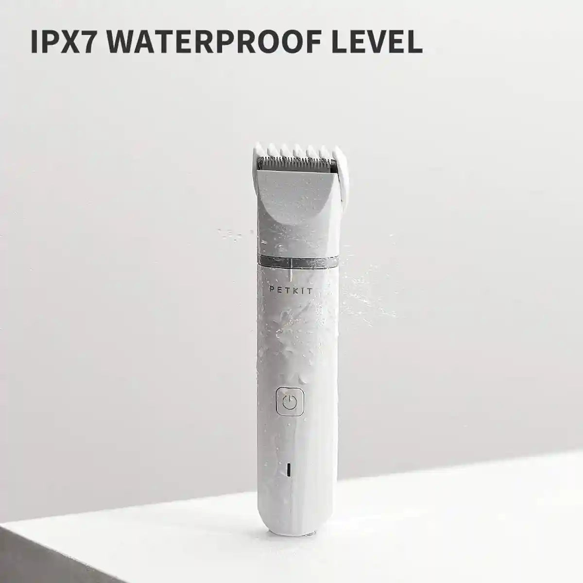 Pet Grooming Clippers Low Noise Waterproof Hair Trimmer for Cats & Dogs