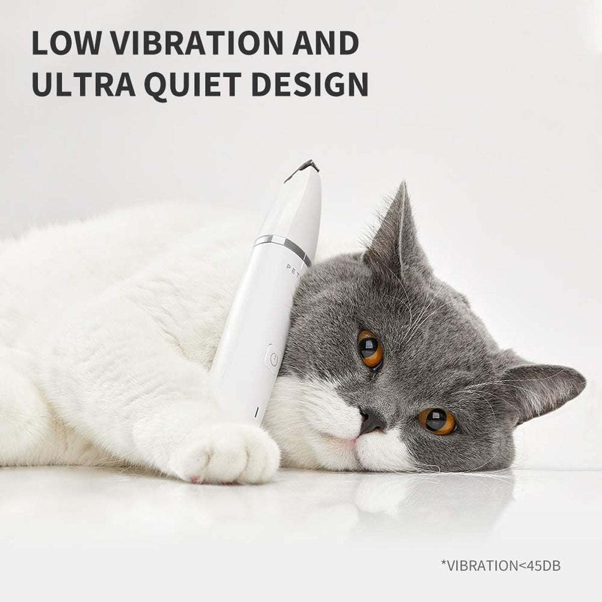 Pet Grooming Clippers Low Noise Waterproof Hair Trimmer for Cats & Dogs