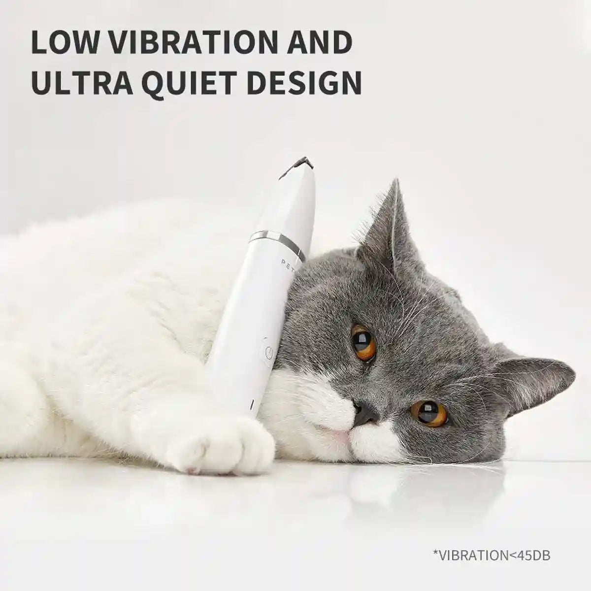 Pet Grooming Clippers Low Noise Waterproof Hair Trimmer for Cats & Dogs