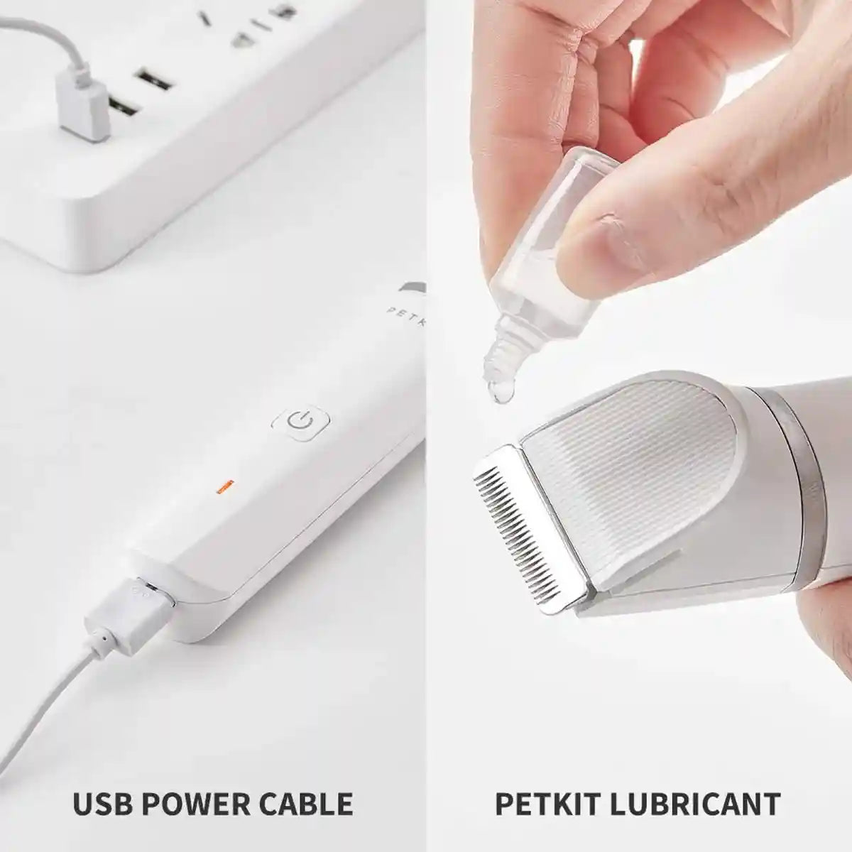 Pet Grooming Clippers Low Noise Waterproof Hair Trimmer for Cats & Dogs