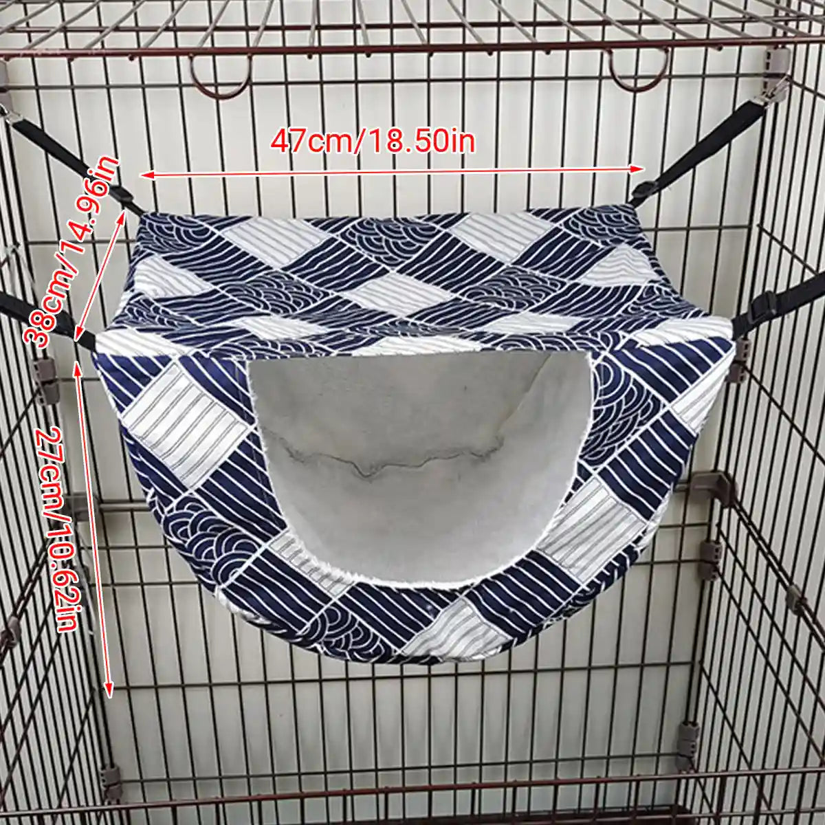 Hanging Cat Cage Hammock Nest Cosy Bed for Kittens & Small Pets