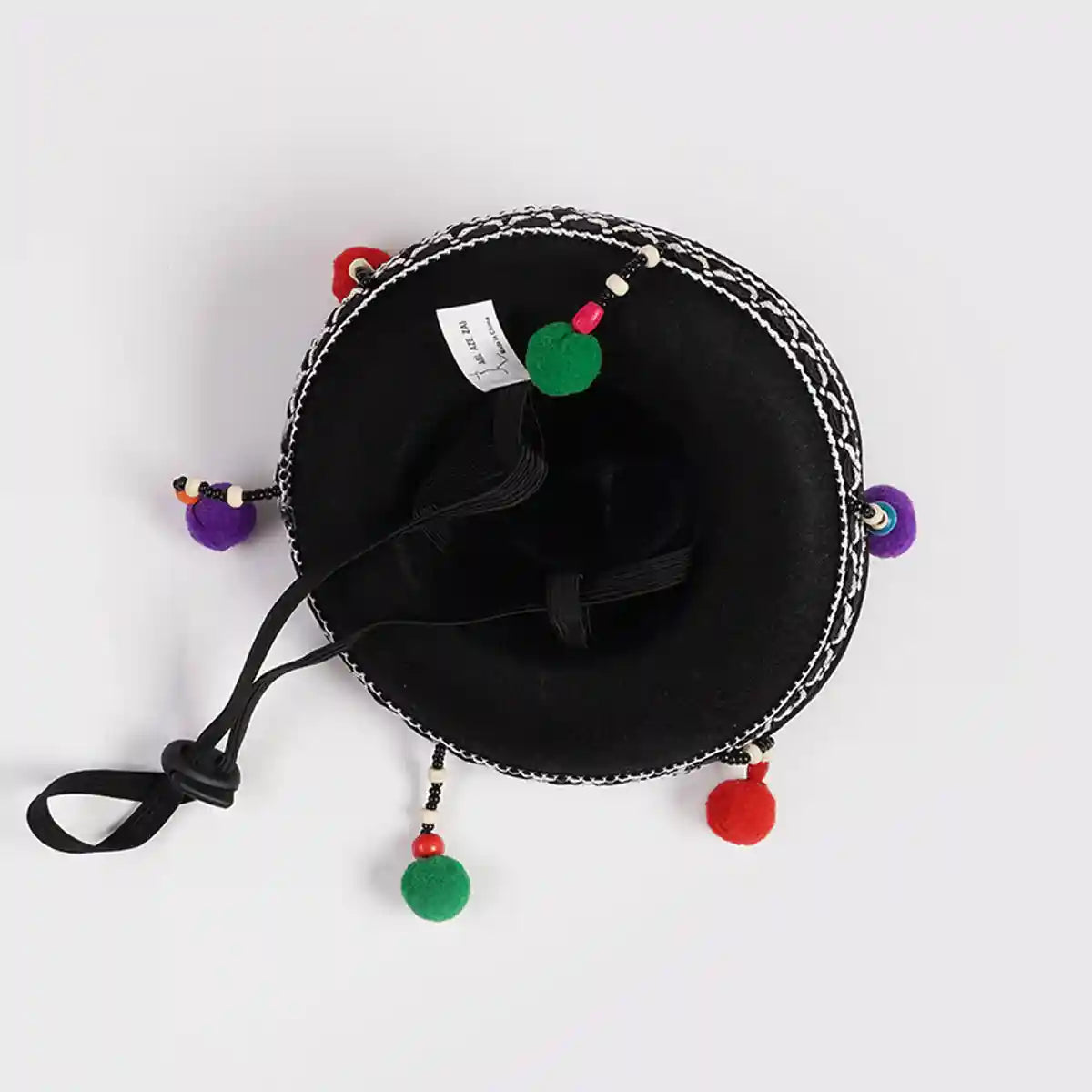 Mexican Pet Hat for Cats and Small Dogs Colorful Pom Poms Costume