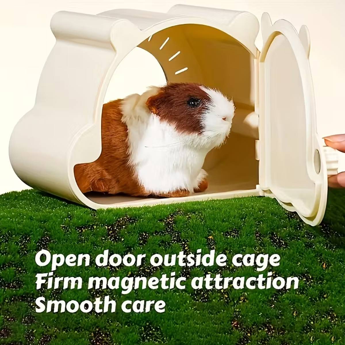 Pet Hideout Hamster House with Magnetic Door