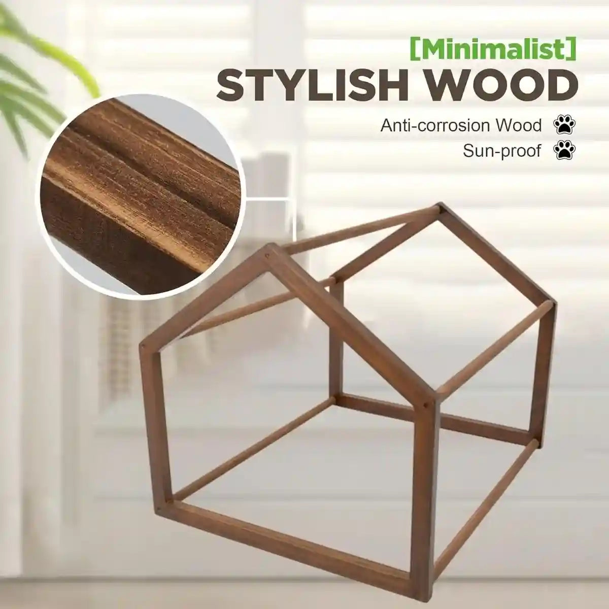 Modern Canvas Pet House for Small Dogs Washable Indoor Dog Bed