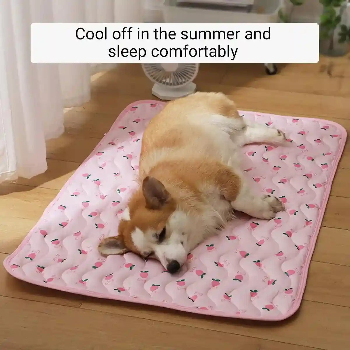 Ice Silk Summer Pad Breathable & Foldable Pet Cooling Mat for Dogs & Cats