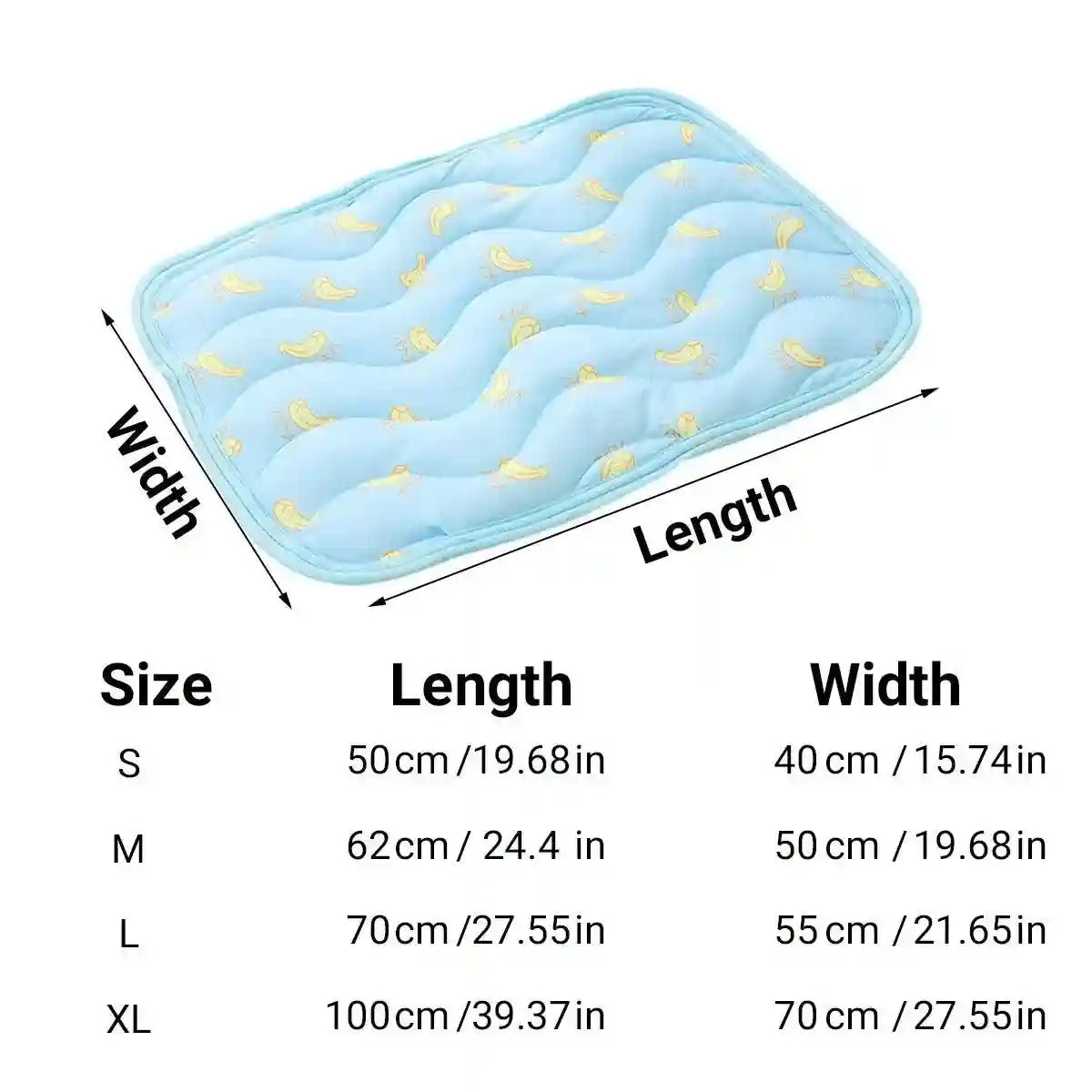 Ice Silk Summer Pad Breathable & Foldable Pet Cooling Mat for Dogs & Cats