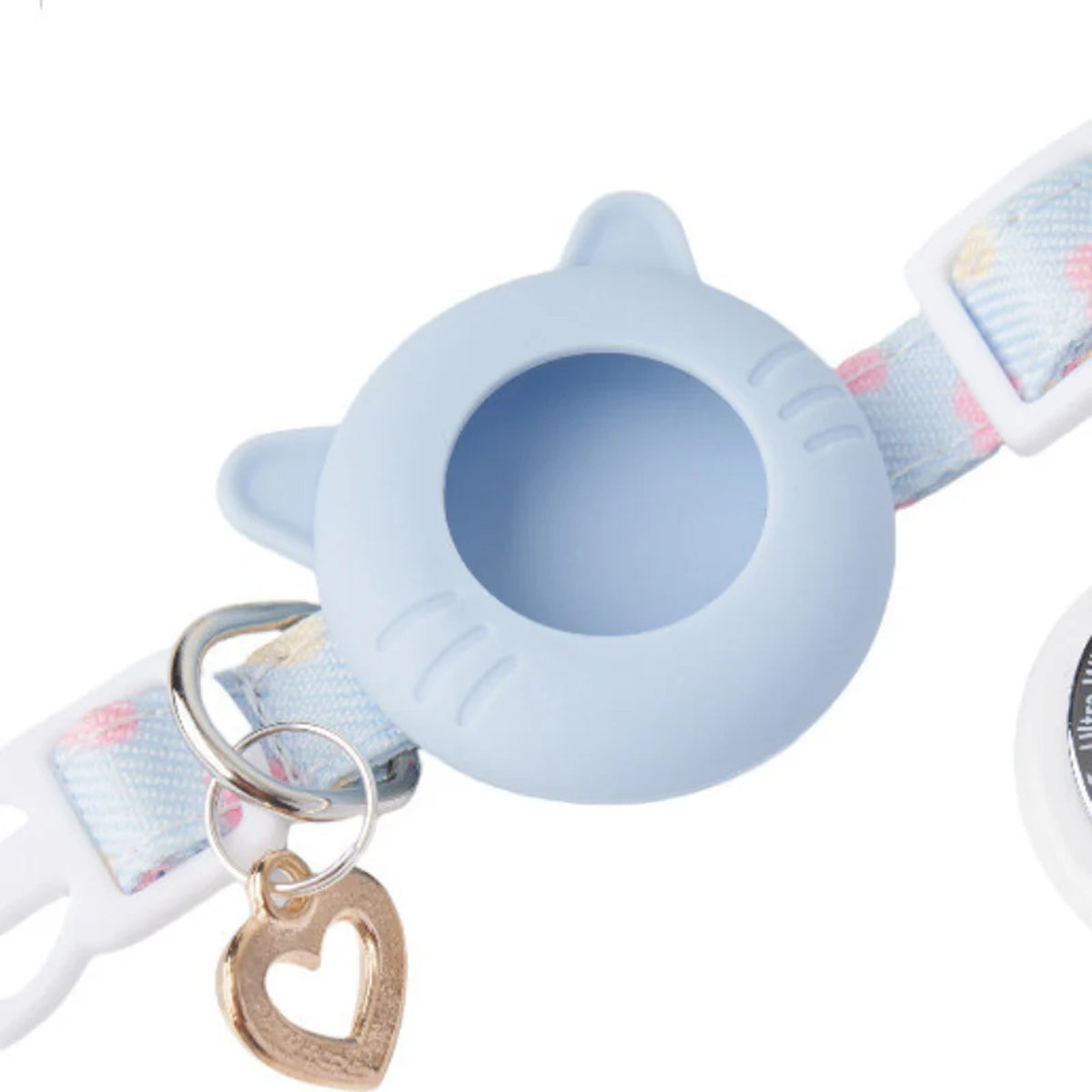 2 Colours Pet Locator Collar with AirTag Holder for Cats Dogs GPS Tracker Case