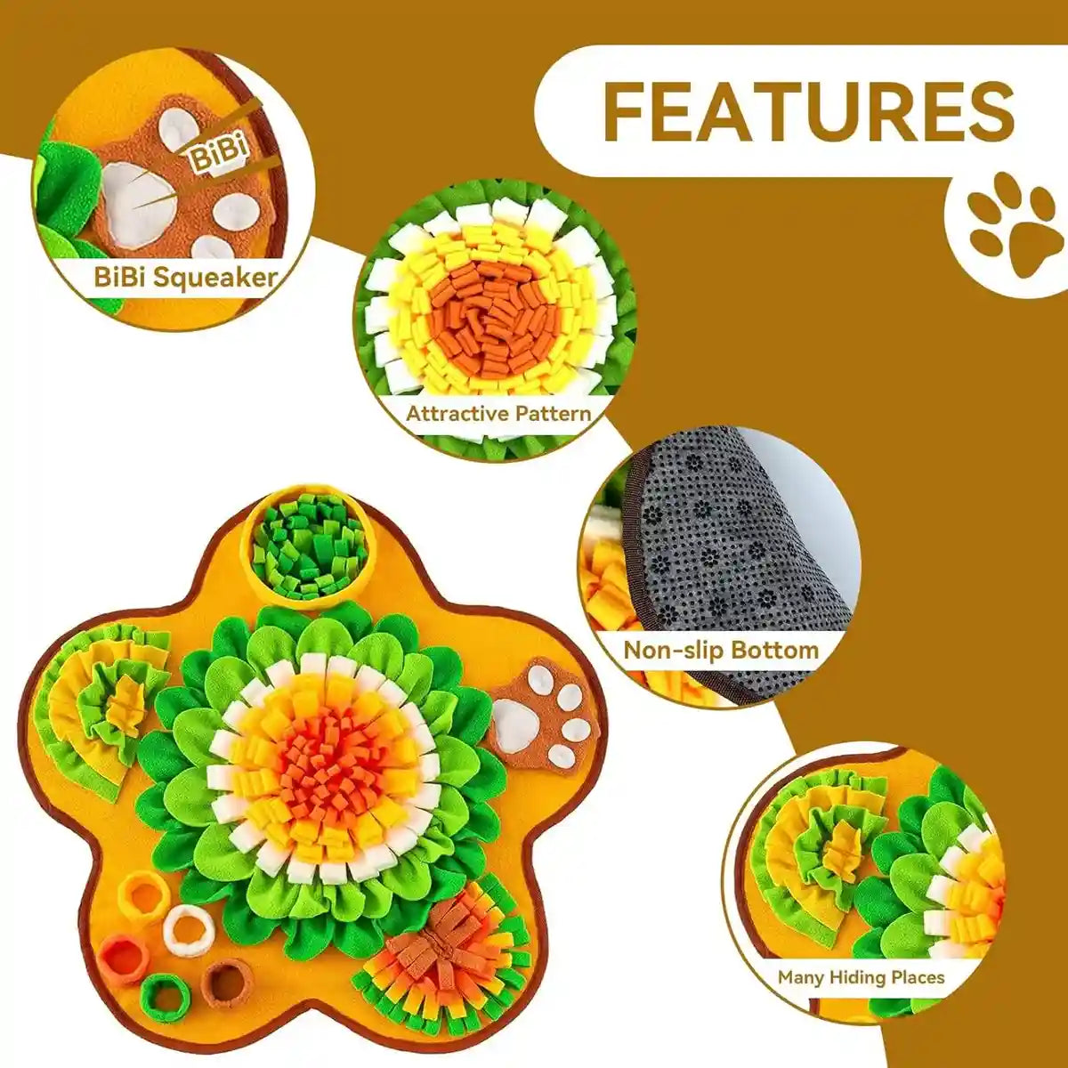 Snuffle Mat For Dogs Enrichment Toy