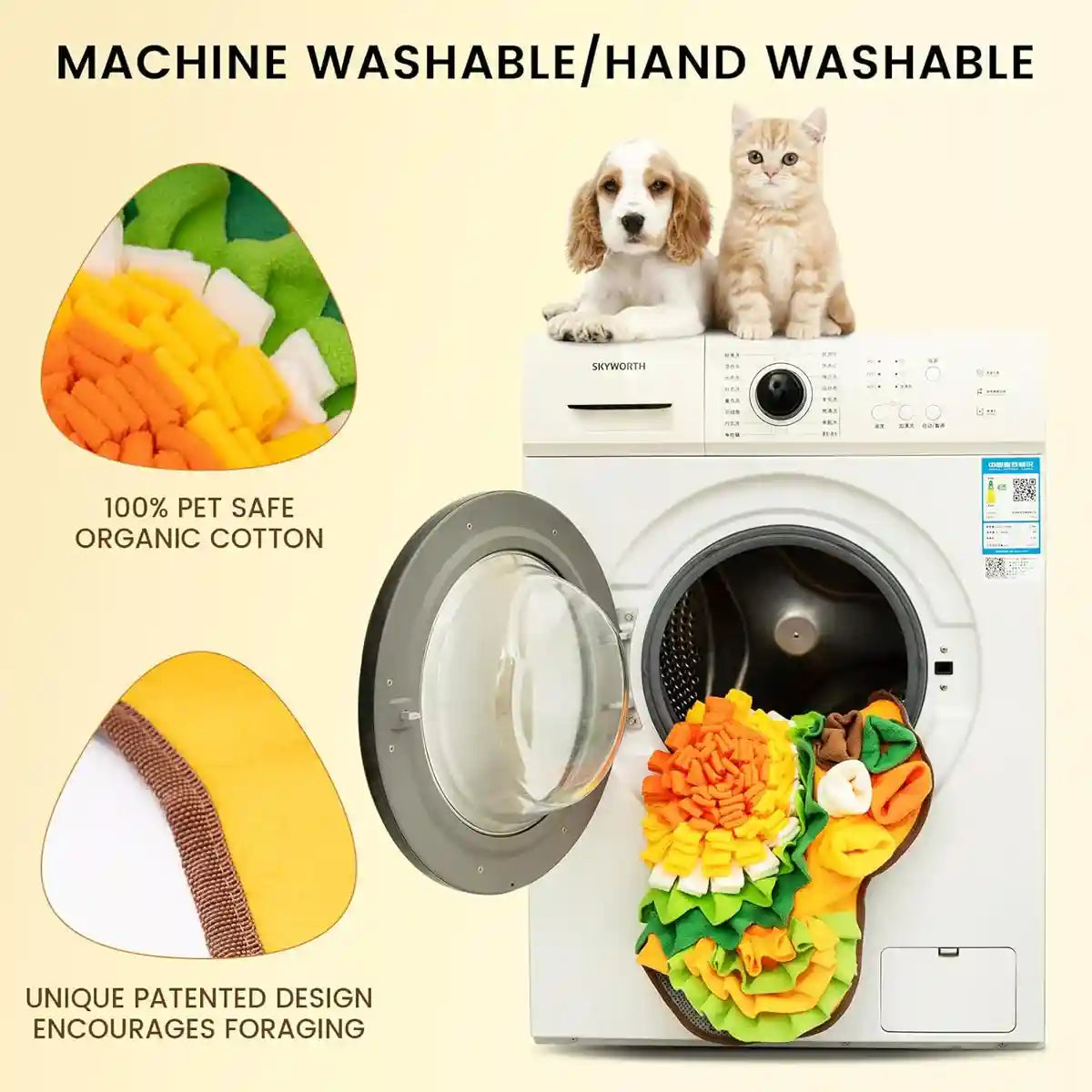 Snuffle Mat For Dogs Enrichment Toy