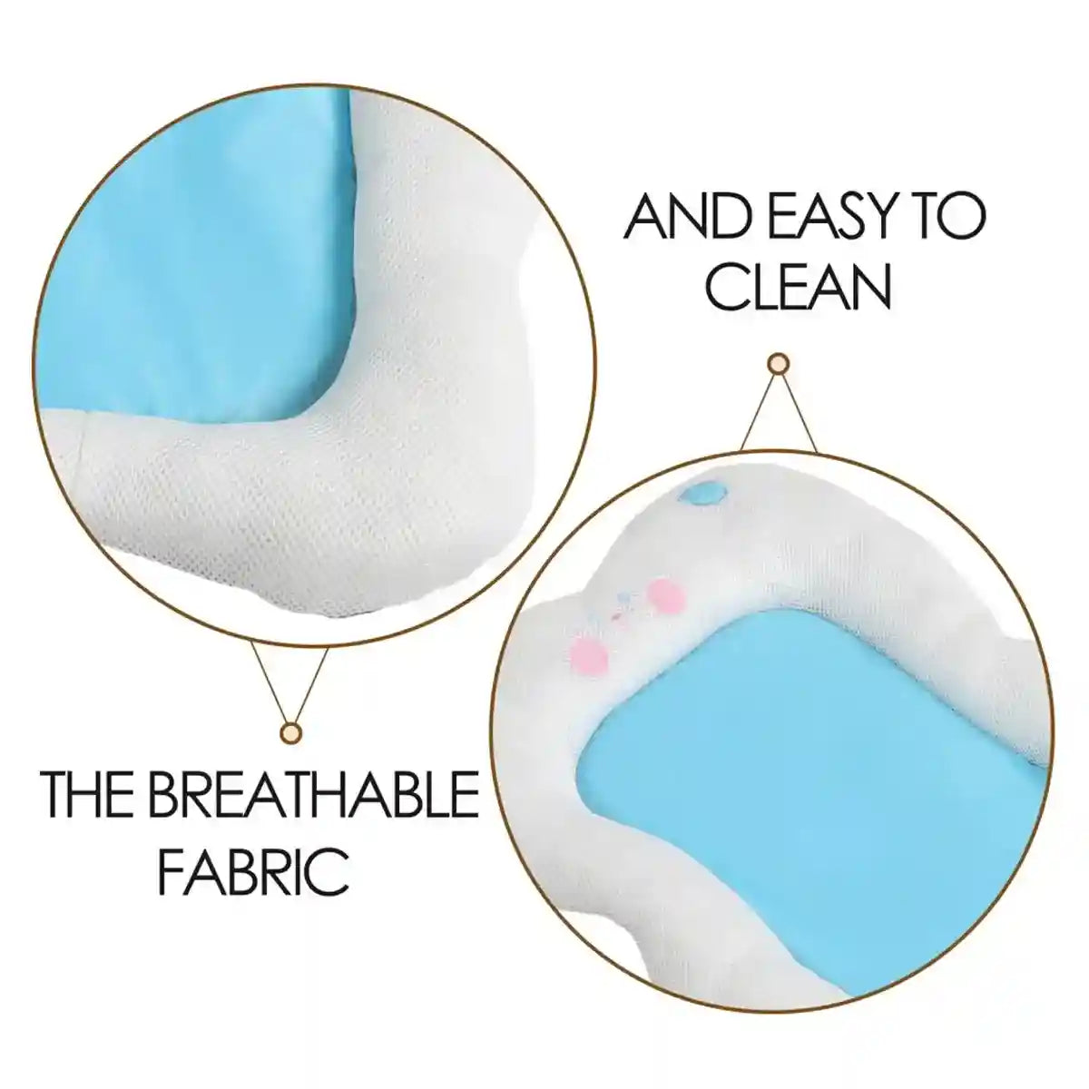 Cooling Dog Bed for Summer Comfort and Neck Support