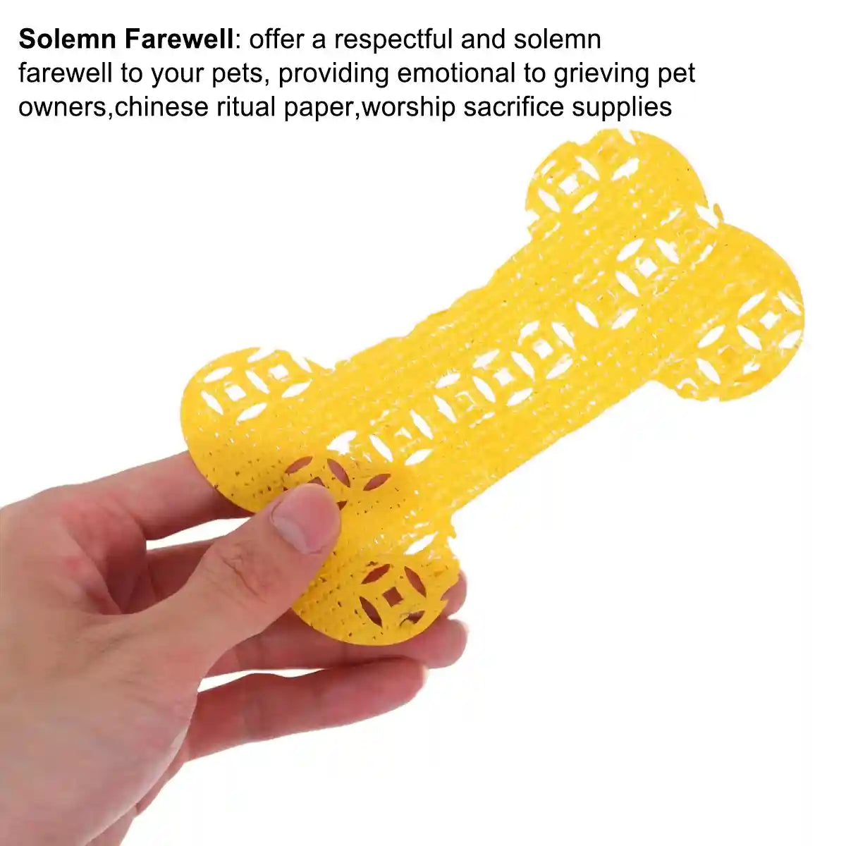 50PCS Pet Funeral Joss Paper Offering Set for Memorial Rituals