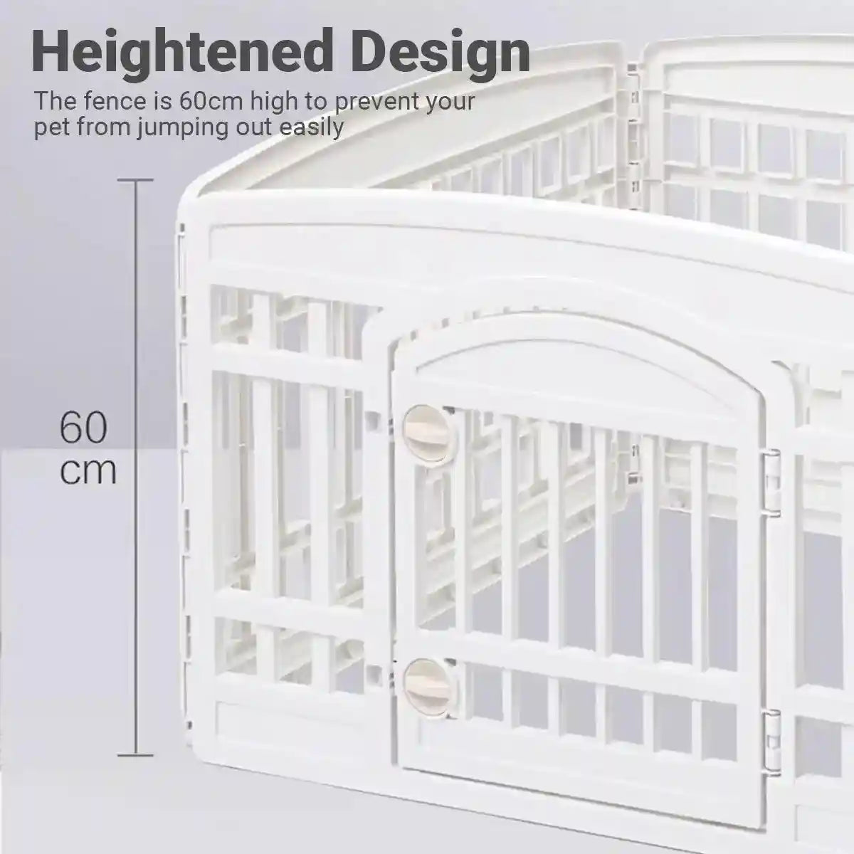 Stable Pet Fence Easy Installation Playpen with Double Locks
