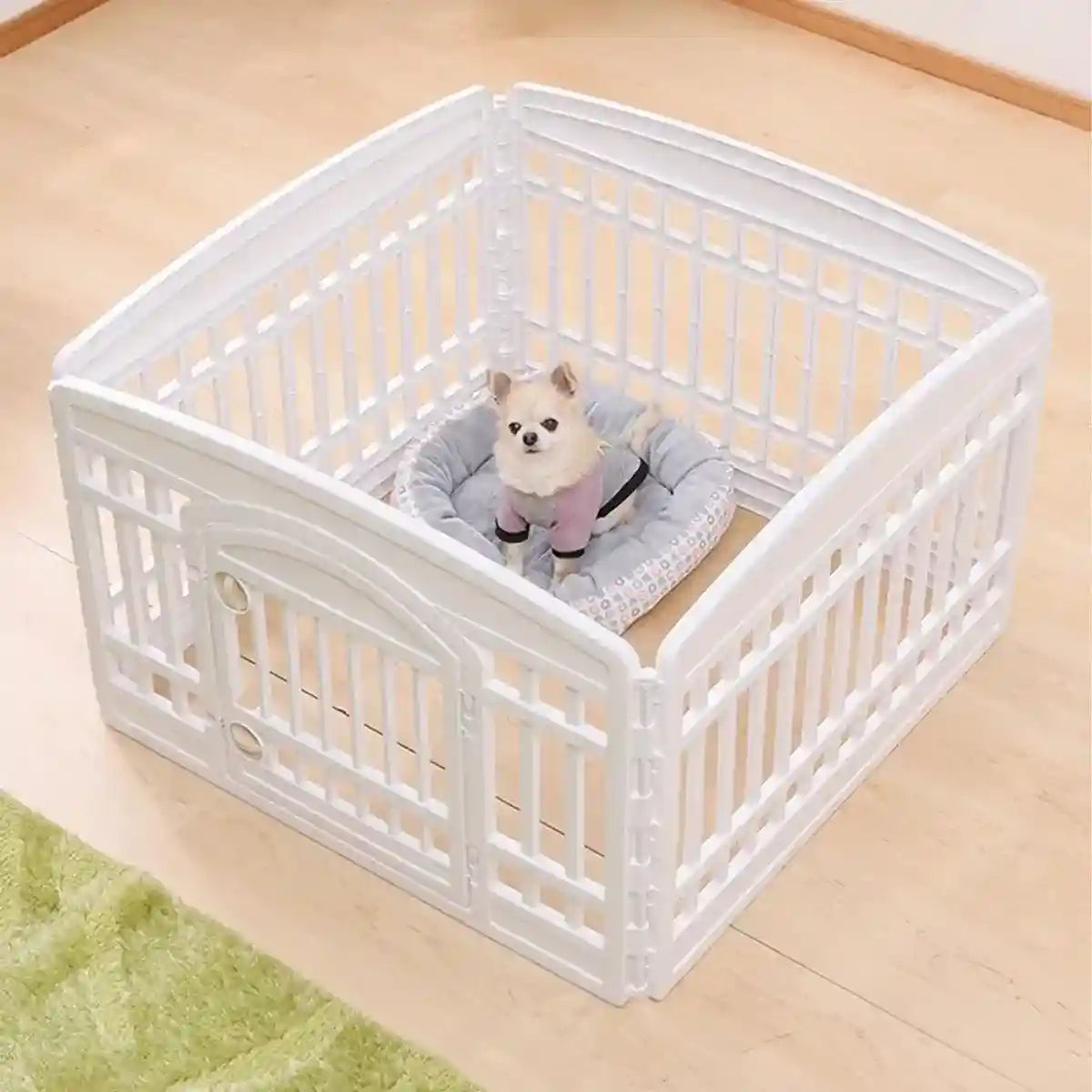 Stable Pet Fence Easy Installation Playpen with Double Locks