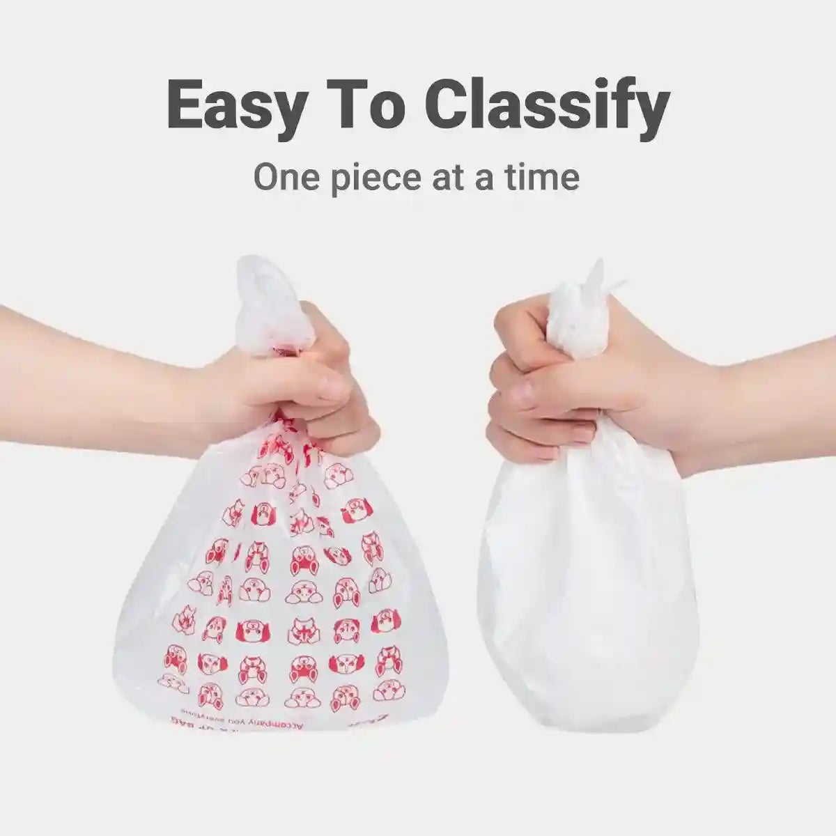 100pcs Eco-Friendly Dog Poop Bags Leak-Proof & Flushable Pet Waste Bags