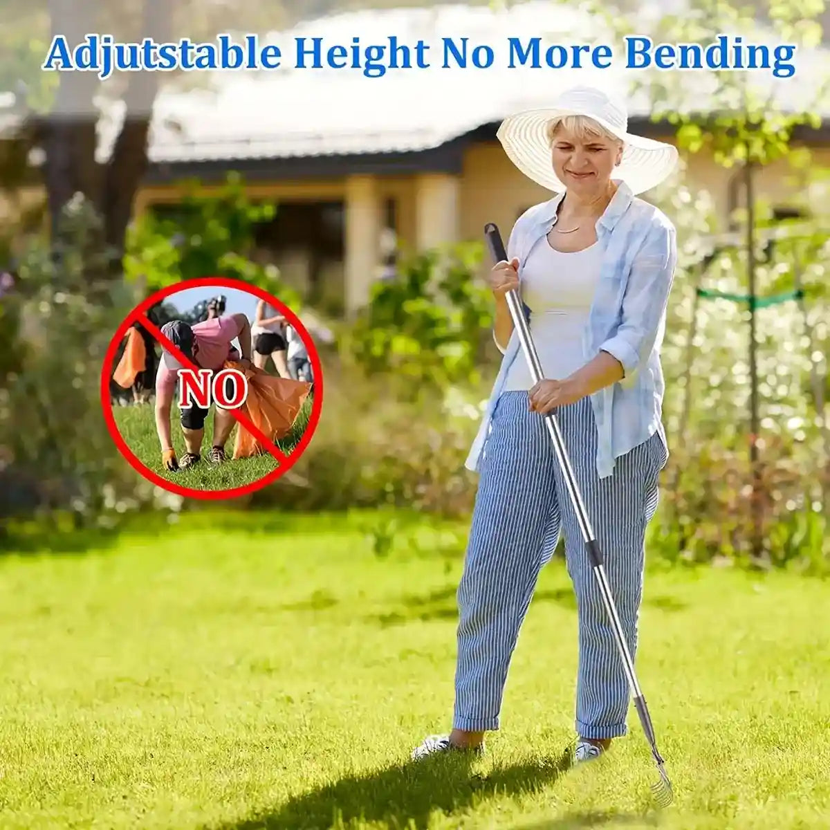 Long Handle Pet Waste Scooper Set for Dogs and Cats