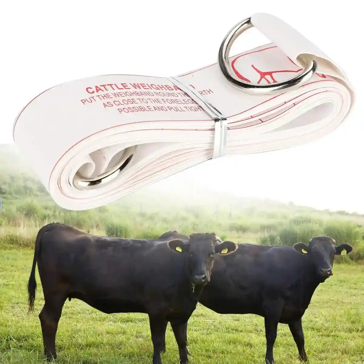 Cattle Weighing Tape for Livestock Dual-Sided Weight Estimator Belt
