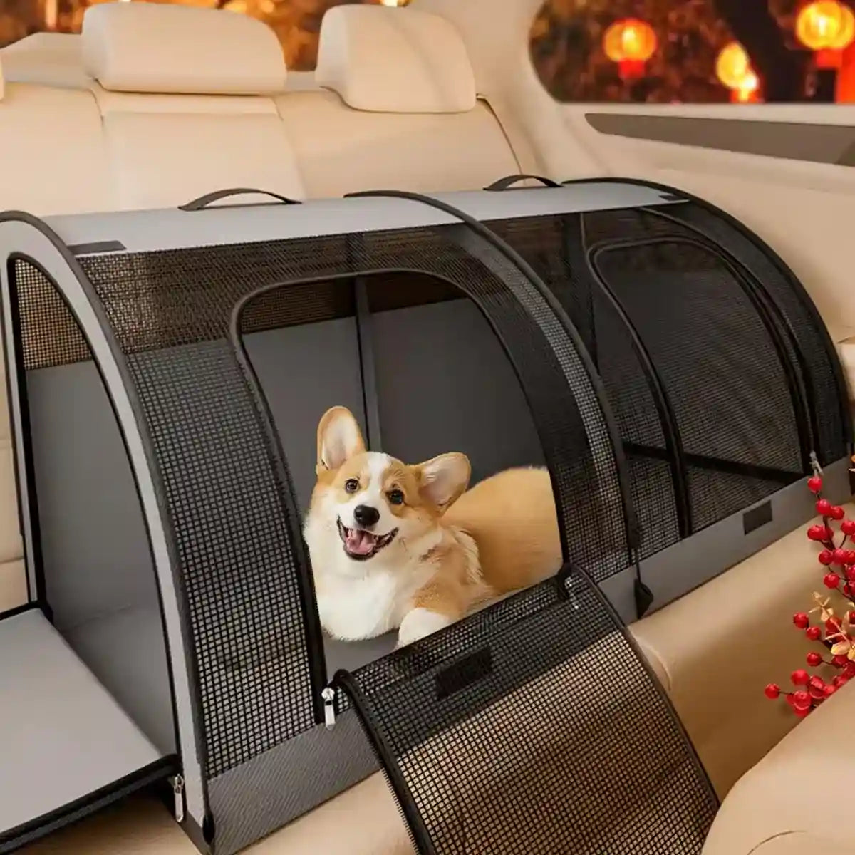 Portable Pet Car Nest Tent for Cats and Dogs