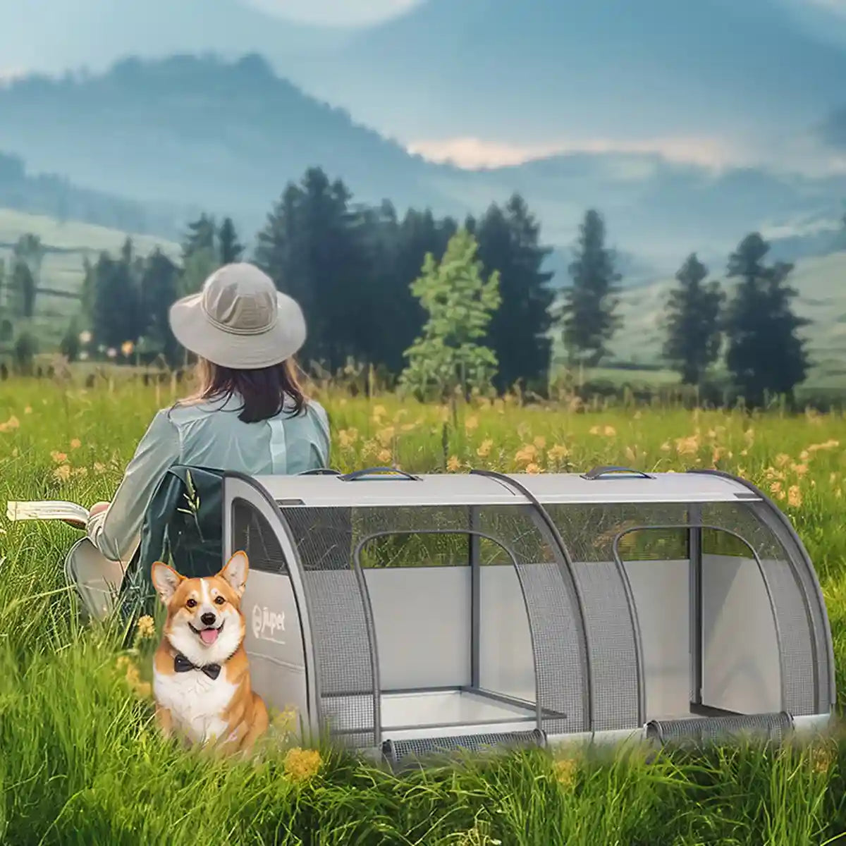 Portable Pet Car Nest Tent for Cats and Dogs