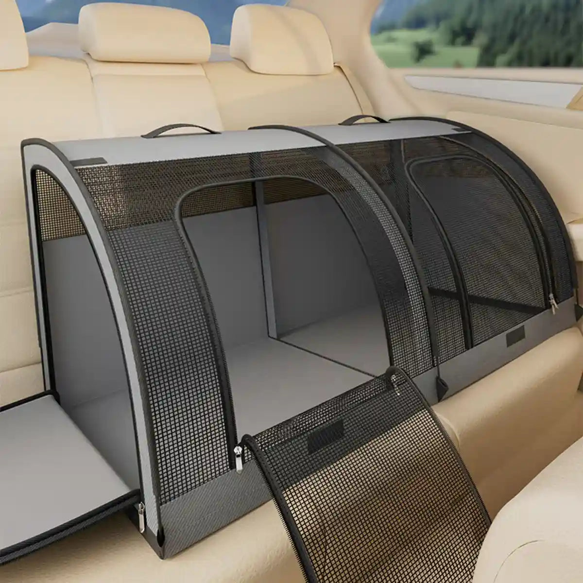 Portable Pet Car Nest Tent for Cats and Dogs