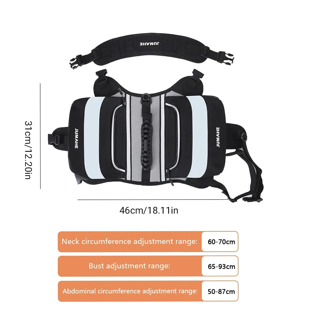 Dog Backpack Harness For Travel and Outdoor