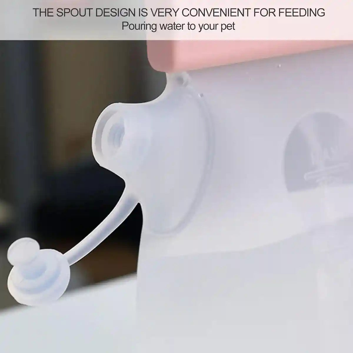 Portable Pet Water Bag 320ml Silicone Travel Bottle for Dogs & Cats