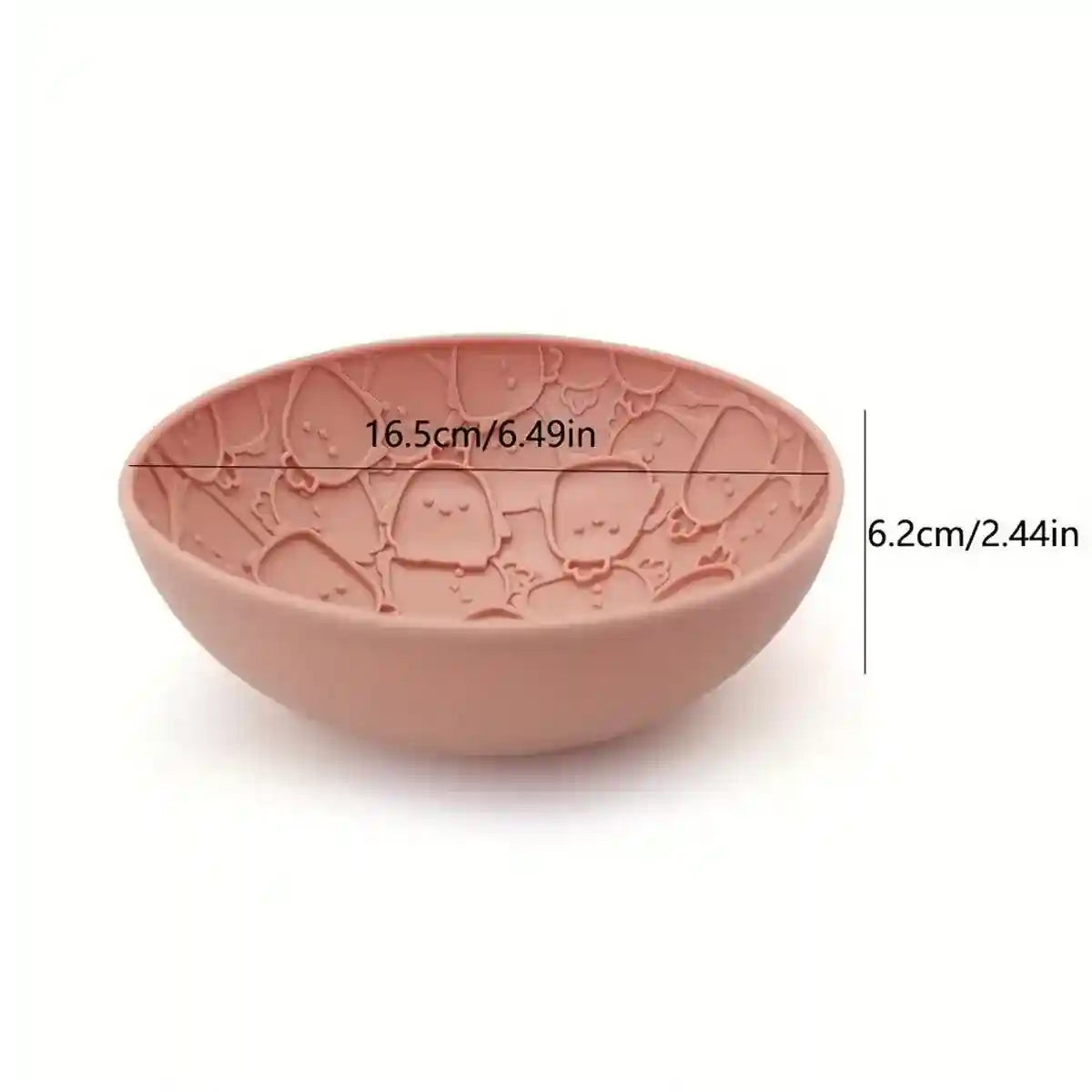Pet Slow Food Bowl Silicone Double Sided Lick Bowl for Dogs and Cats Eating