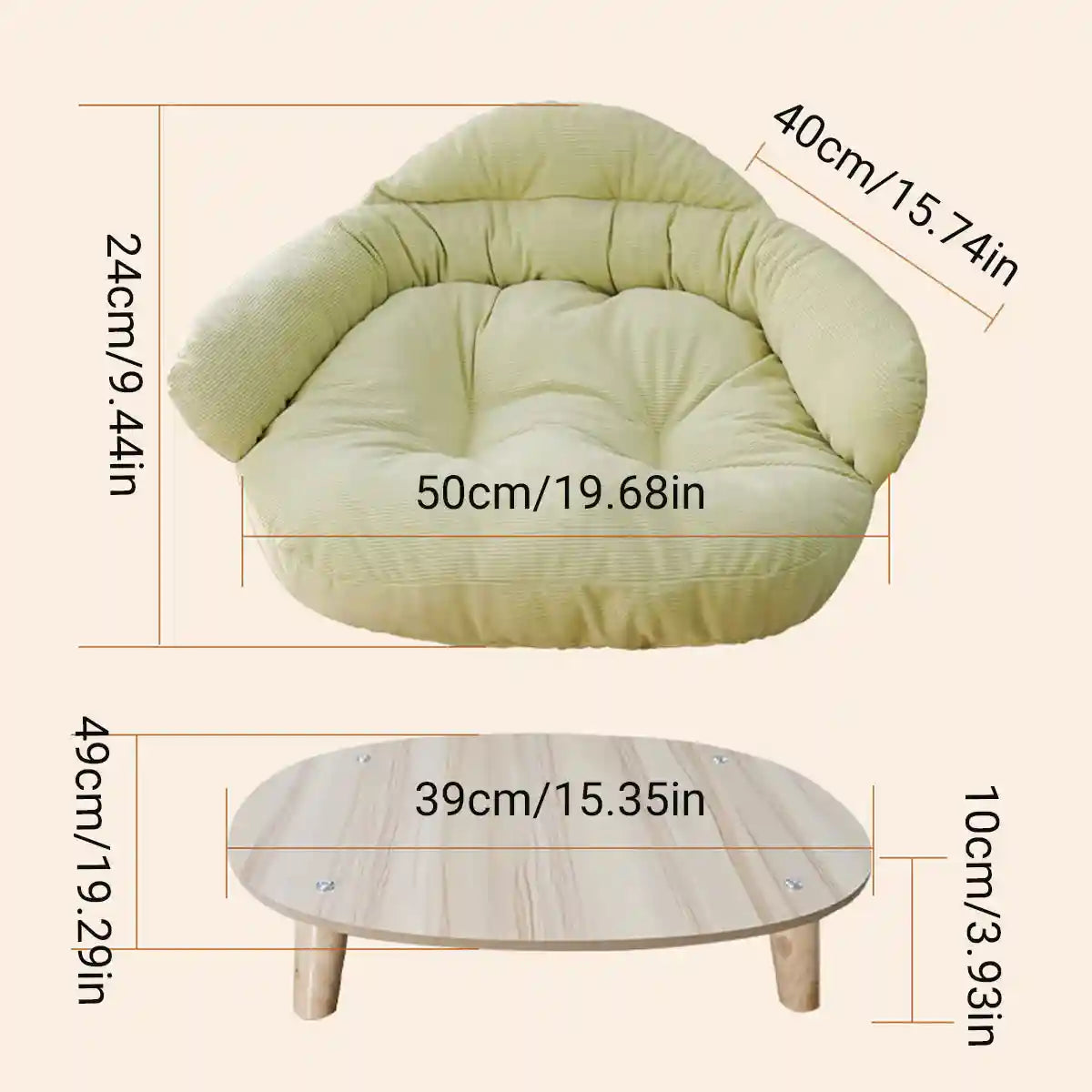 Luxury Pet Sofa Bed