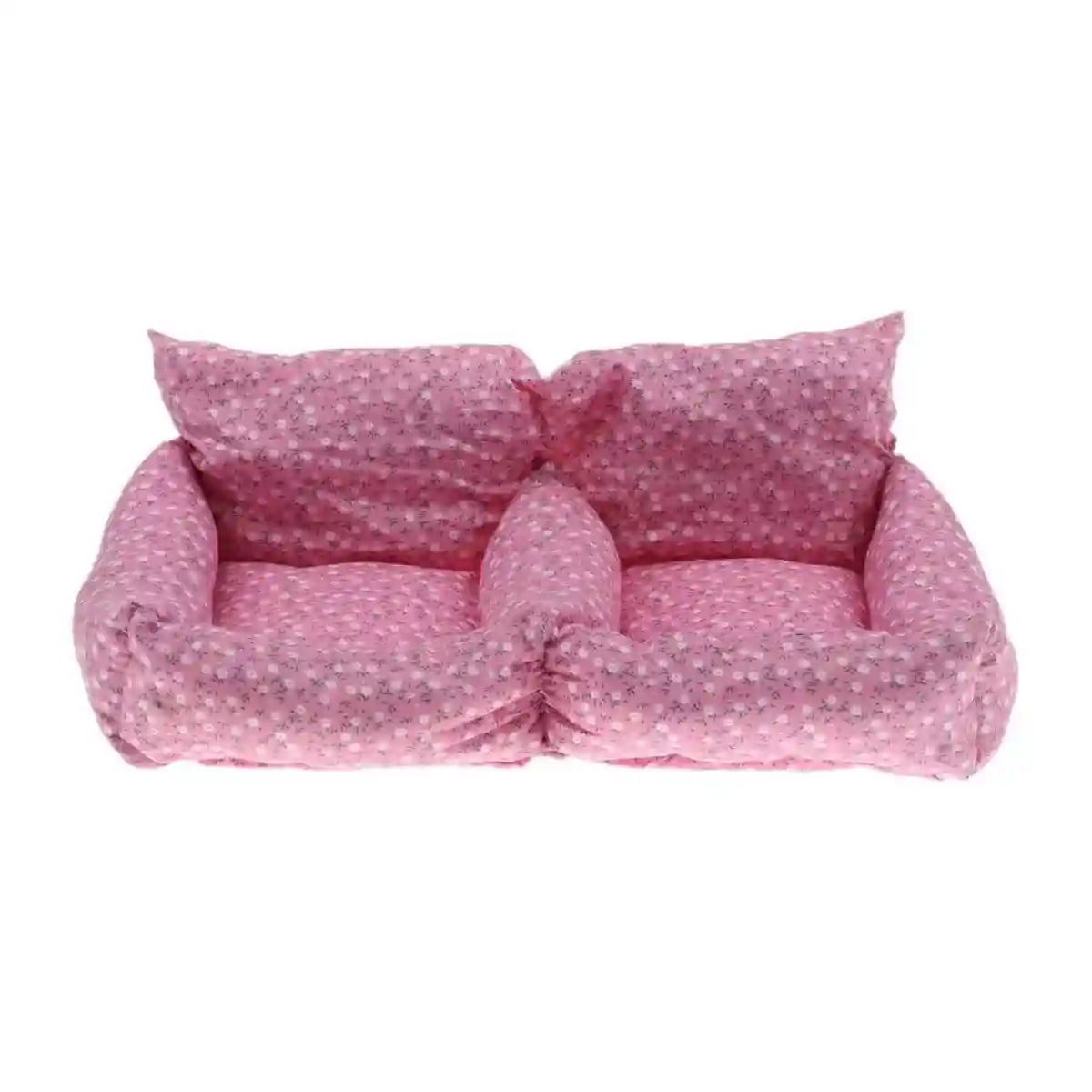 Floral Sofa for Guinea Pigs Cozy Small Pet Bed for Rabbits & Chinchillas