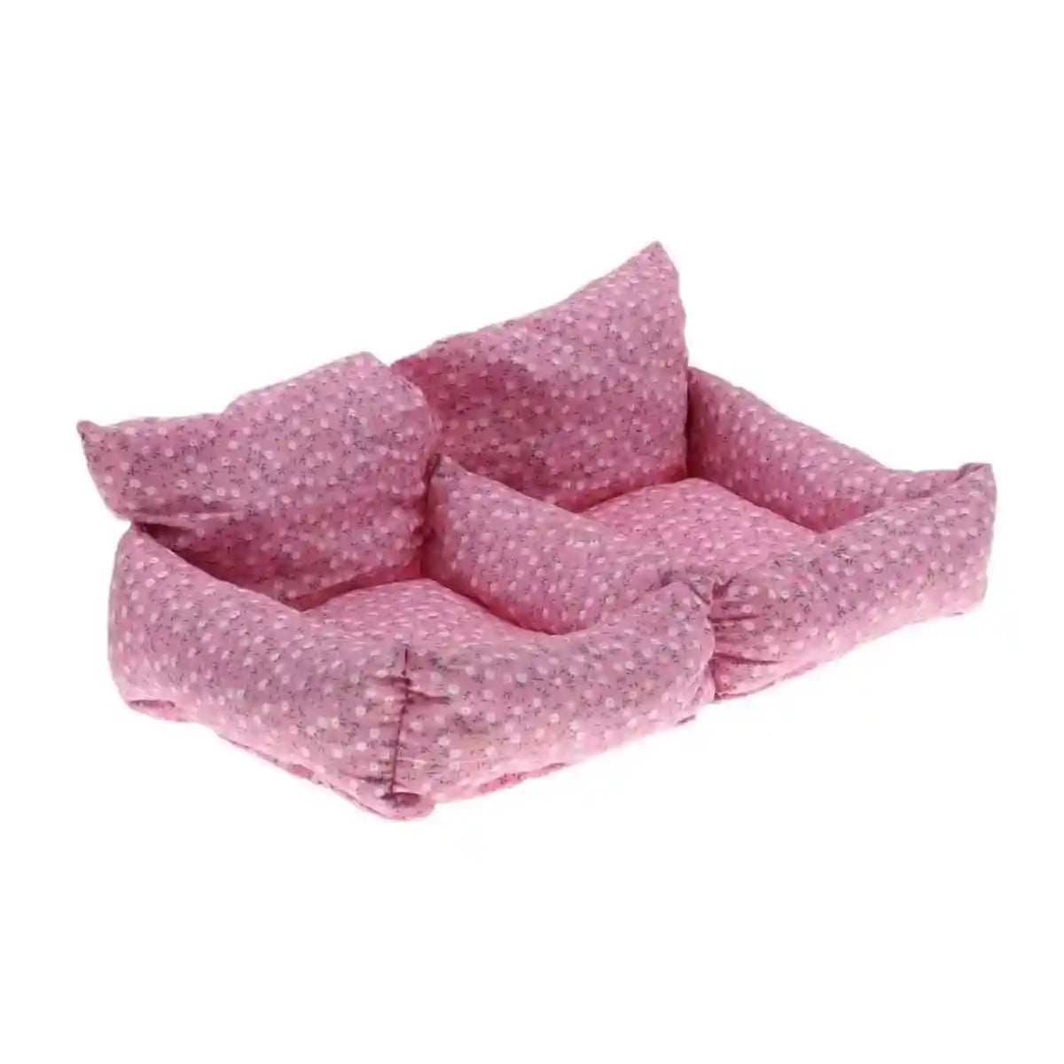 Floral Sofa for Guinea Pigs Cozy Small Pet Bed for Rabbits & Chinchillas