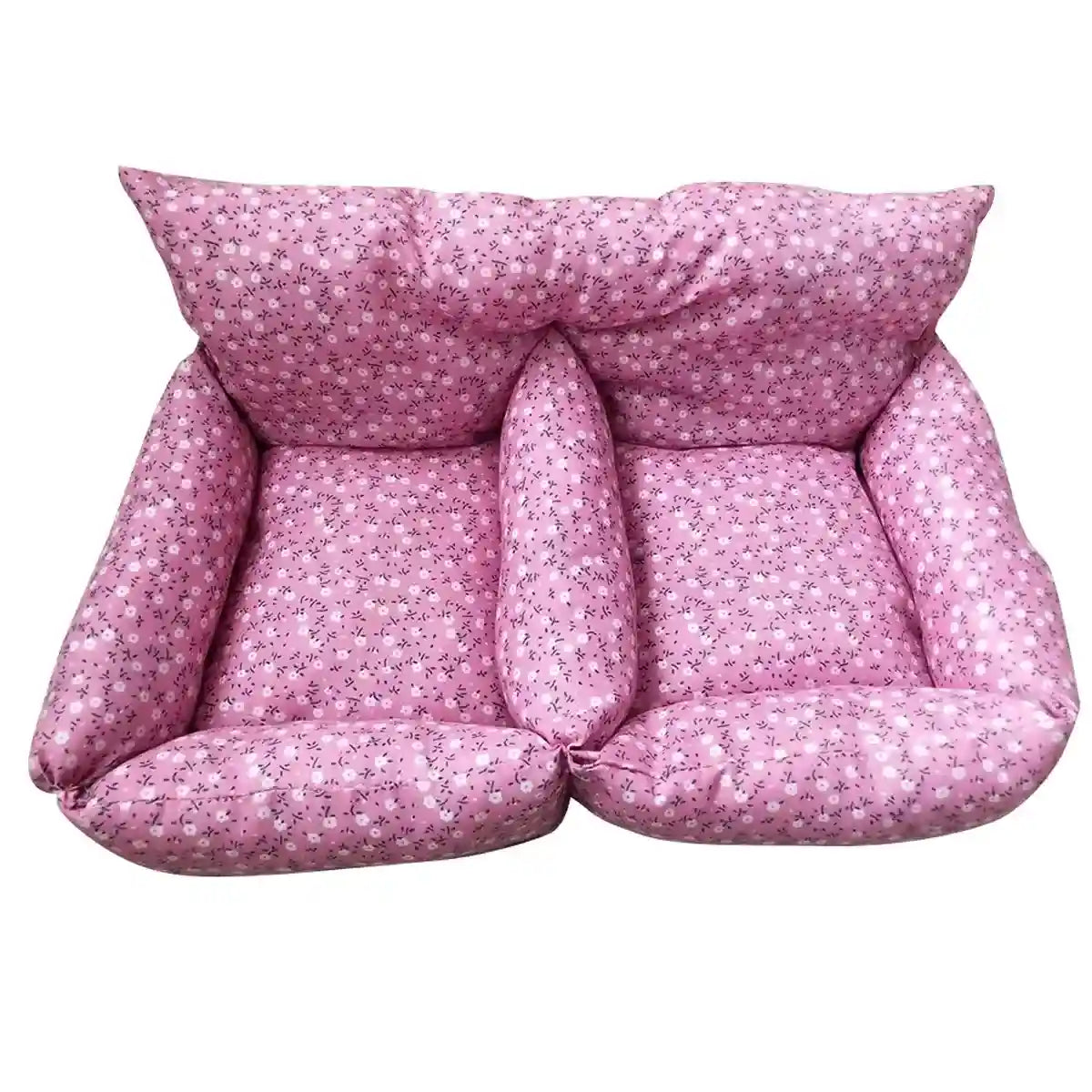 Floral Sofa for Guinea Pigs Cozy Small Pet Bed for Rabbits & Chinchillas